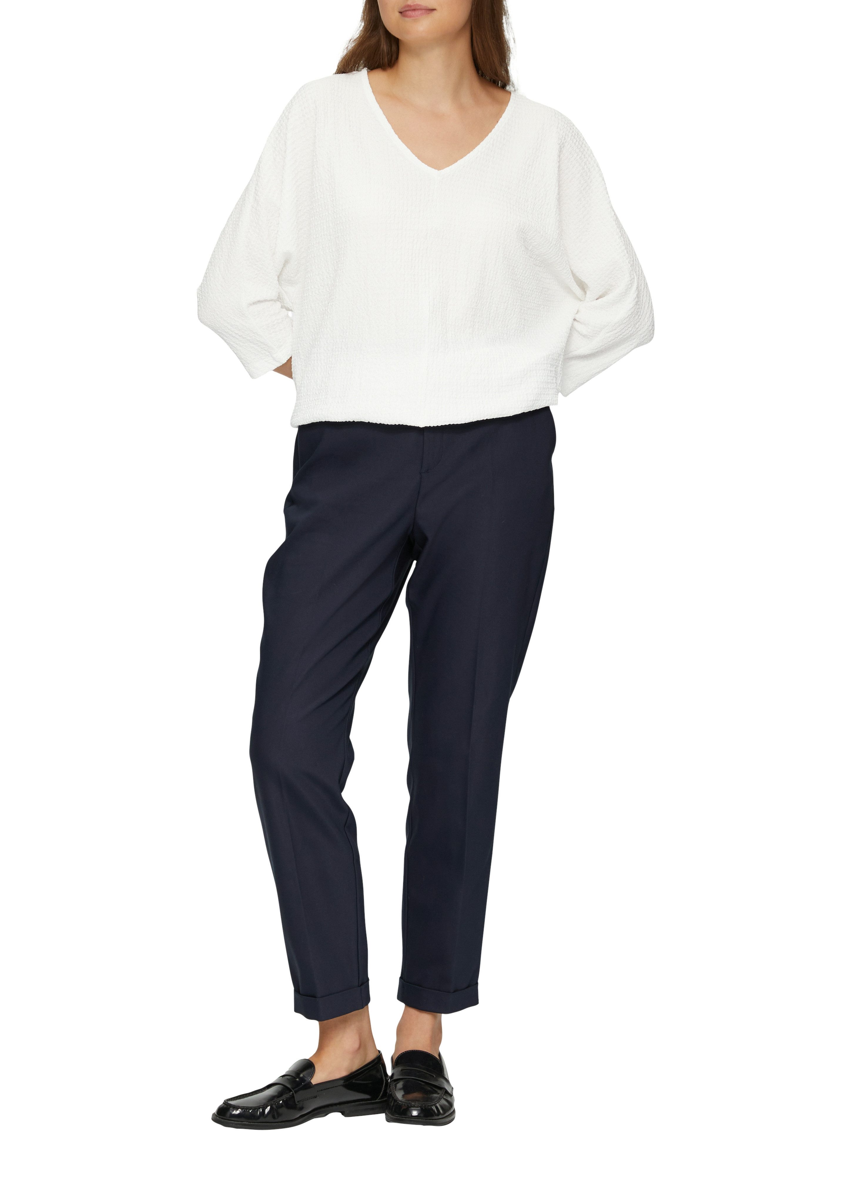 s.Oliver Shirt met 3/4 mouwen met structuur