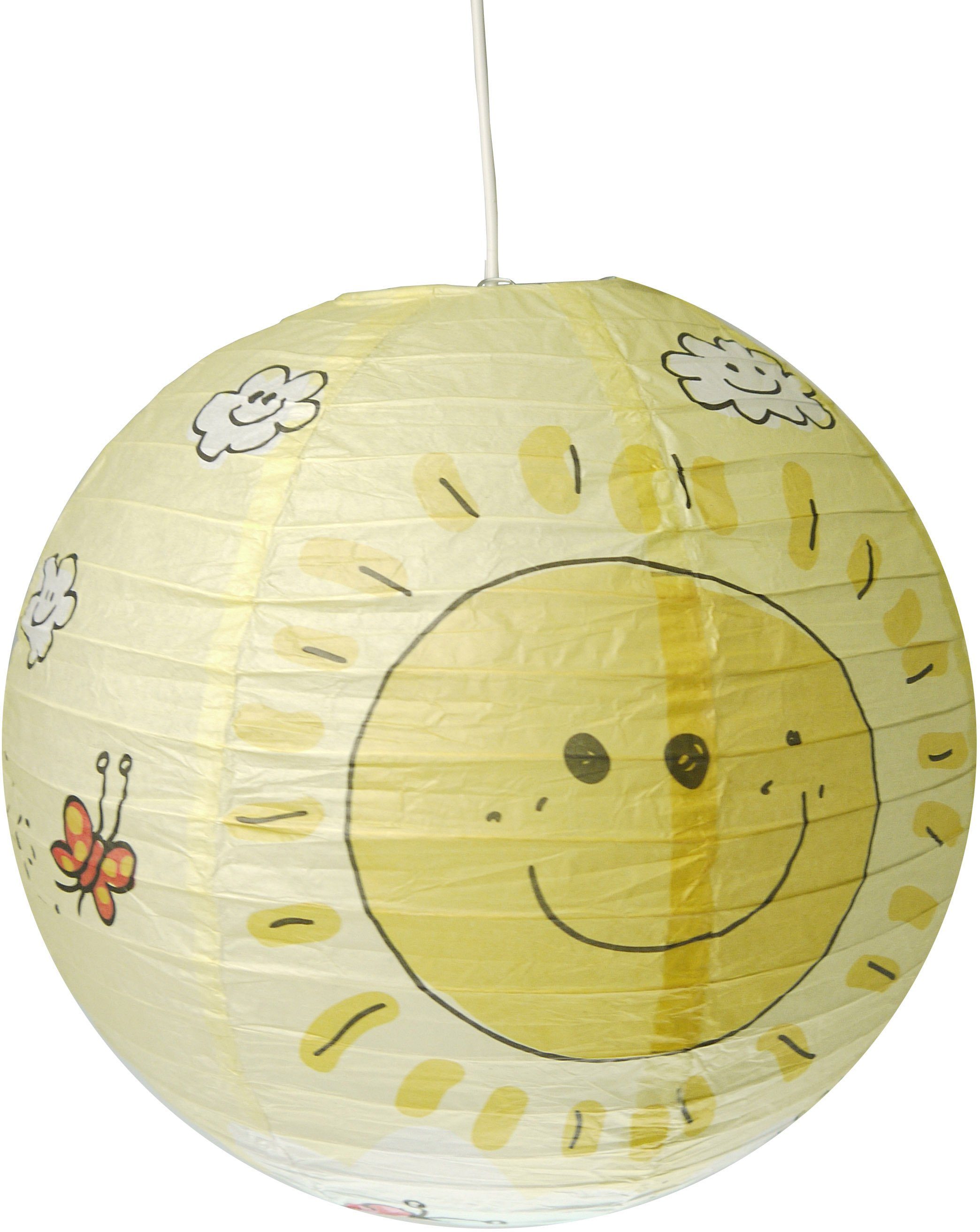 niermann Lednachtlampje Sunny Bundle Sunny (set), 1x nachtlampje met stekker, 1x papieren hanglamp (1 stuk)