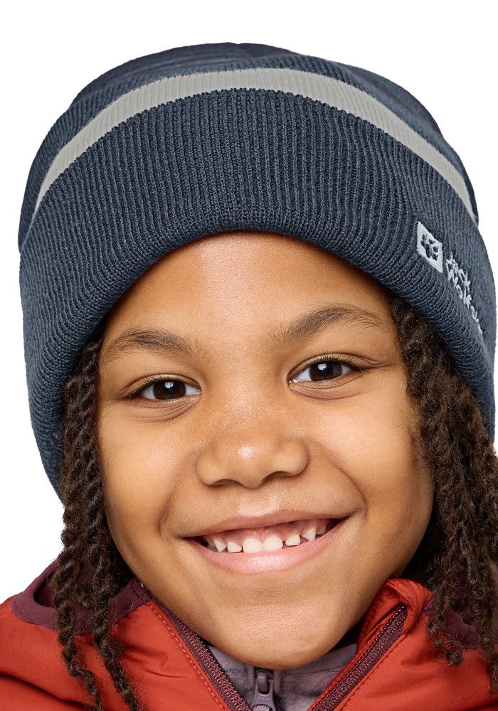 Jack Wolfskin Beanie STRIPY KNIT BEANIE K