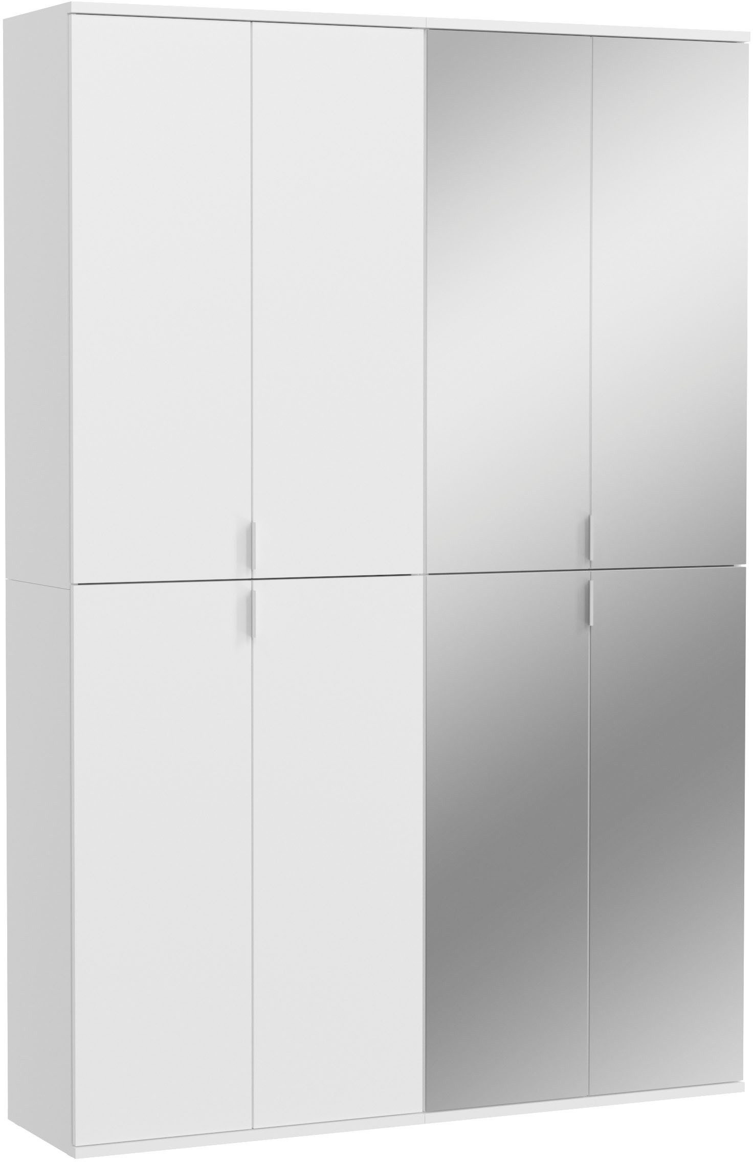 INOSIGN Halmeubelset Trondheim, Breedte 122 cm, bestaande uit 2 Kasten, 8 Deuren, 18 Vakken (set, 2-delig)