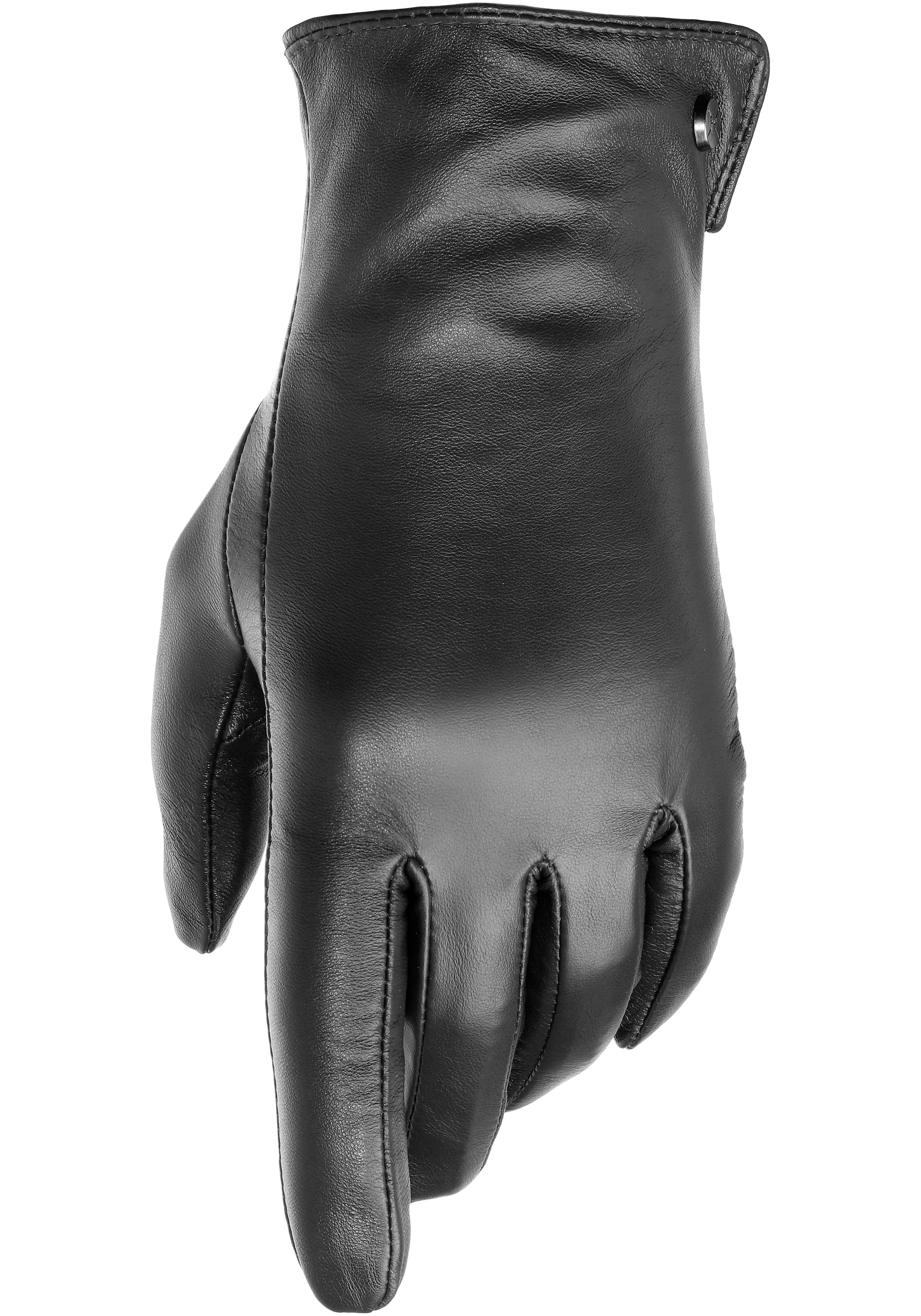 PEARLWOOD Leren handschoenen Pam Glad leren handschoen, zijopening