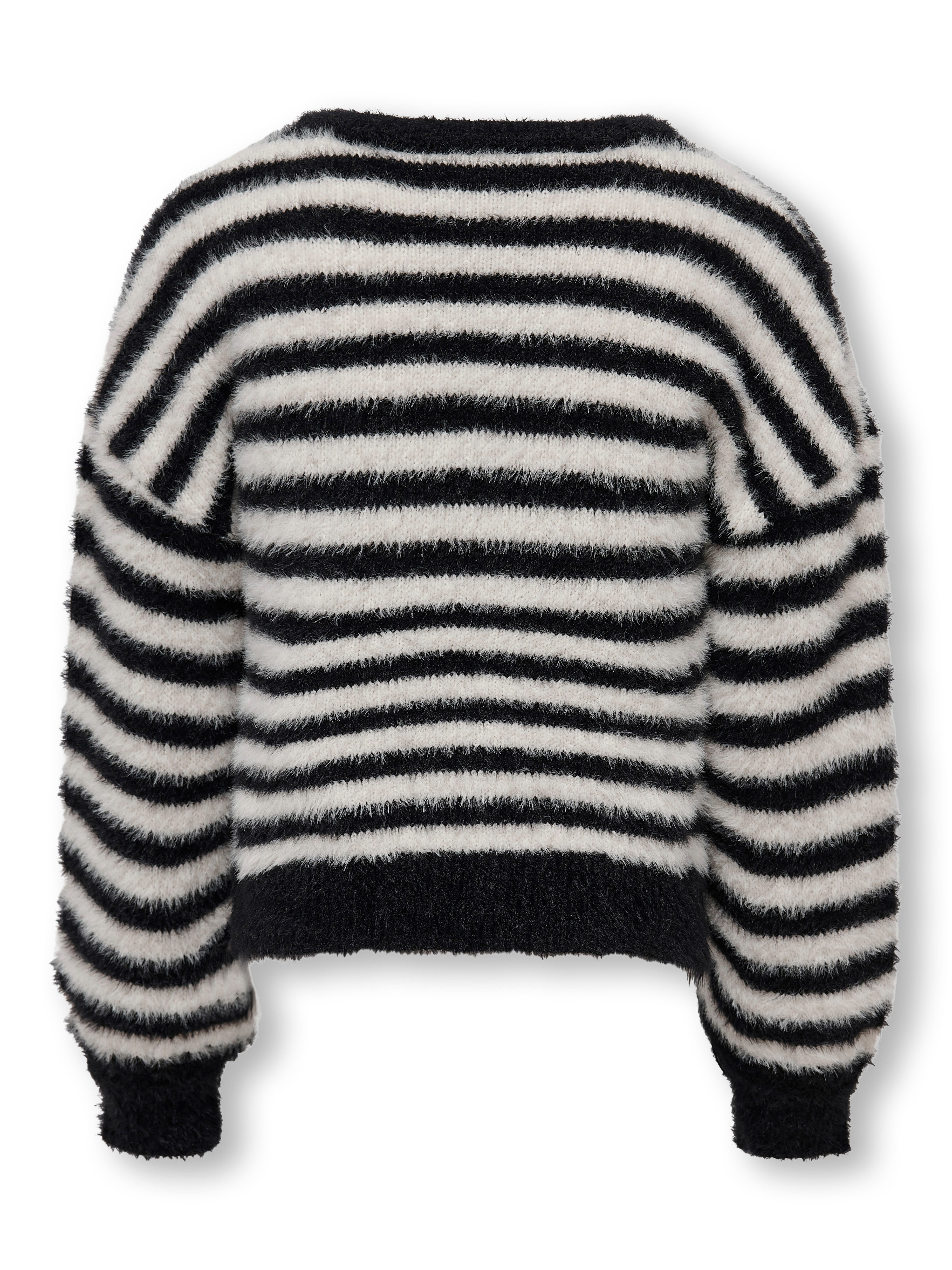 KIDS ONLY Trui met ronde hals KOGNEWPIUMO L/S PULLOVER CP KNT NOOS