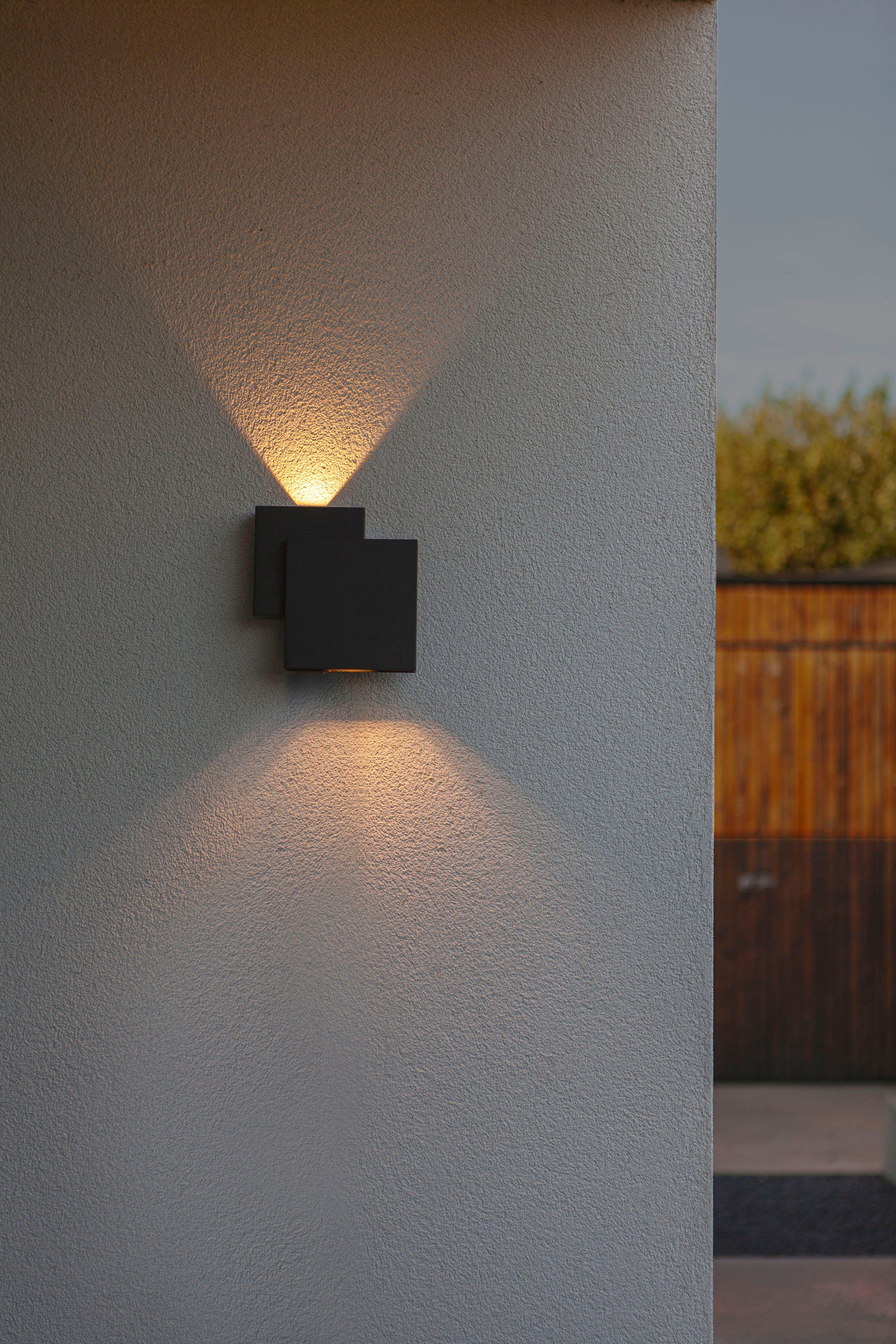 LUTEC Ledplafondlamp voor buiten Rialto uniek design, direct & indirect licht (1 stuk)
