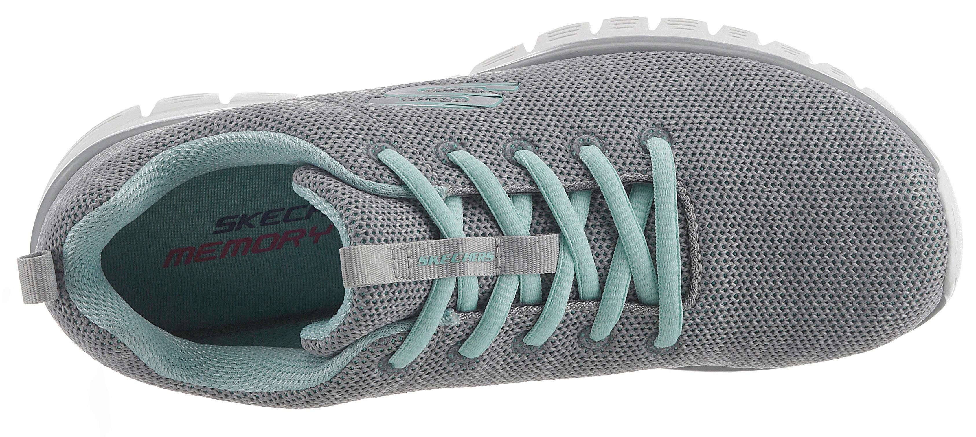 Skechers Sneakers Graceful - Twisted Fortune Vrijetijdsschoen, lage schoen, veterschoen met memory foam