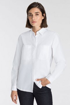 otto products overhemdblouse basic blouse gots-gecertificeerd - duurzaam van biokatoen - nieuwe collectie wit