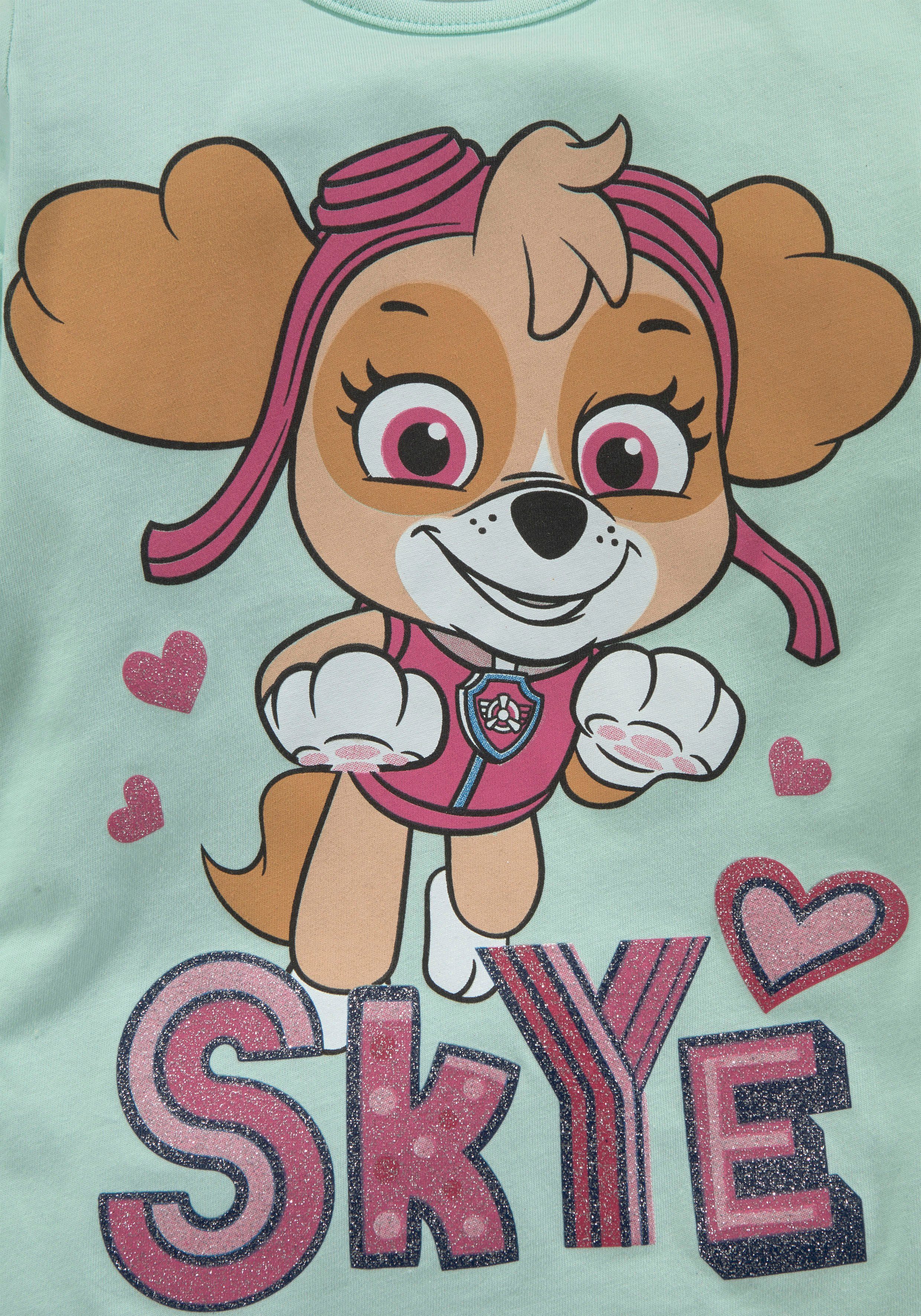 PAW PATROL Shirt met lange mouwen Skye Print met glitterdetails