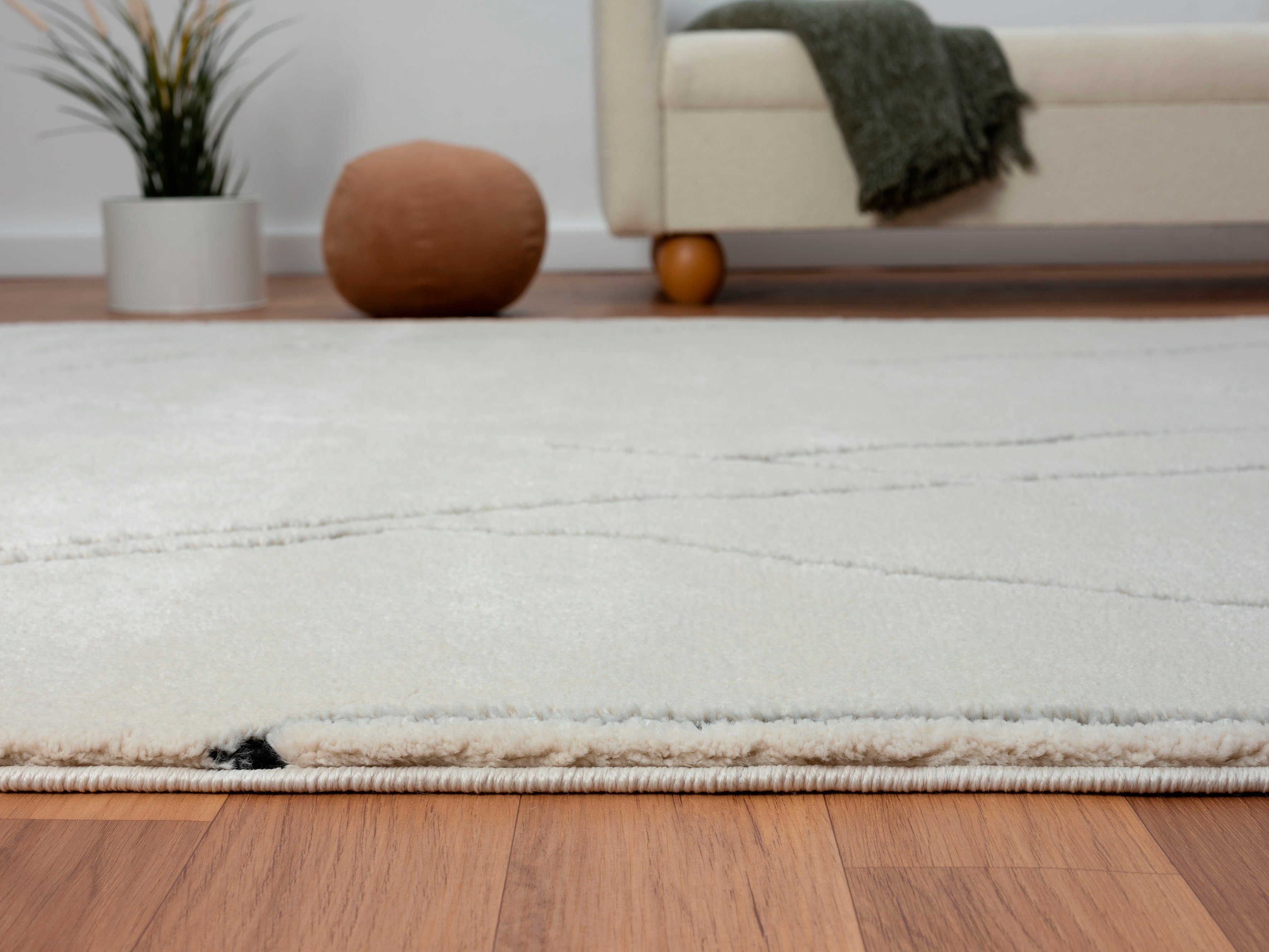Myflair Möbel & Accessoires Hoogpolig vloerkleed Marokkaanse Tekenlijn, MAGAZIJNOPRUIMING! modern, marokkaans ontwerp, fluffy zacht door hoogpolig