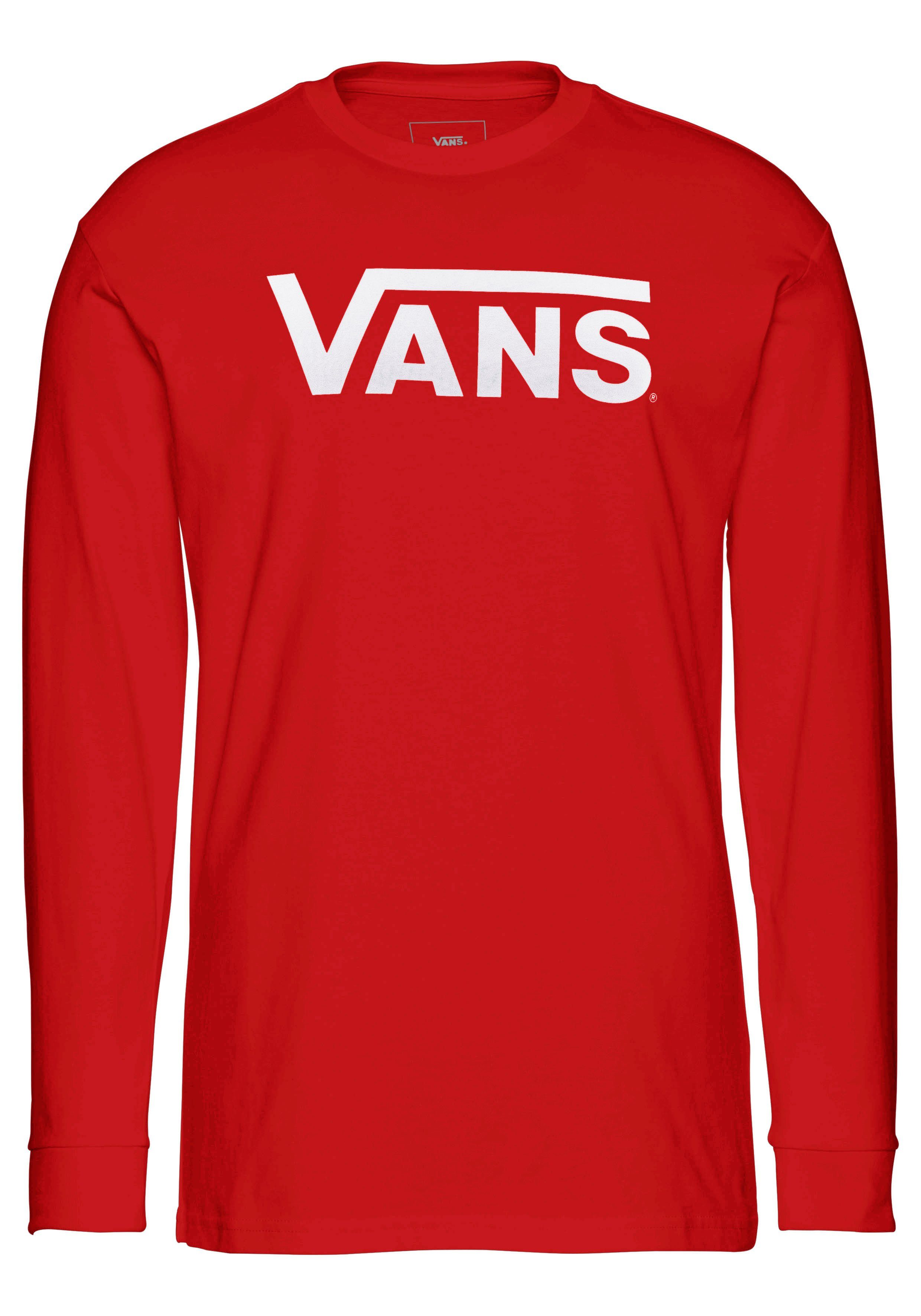 Vans Shirt met lange mouwen VANS CLASSIC LS met grote logoprint