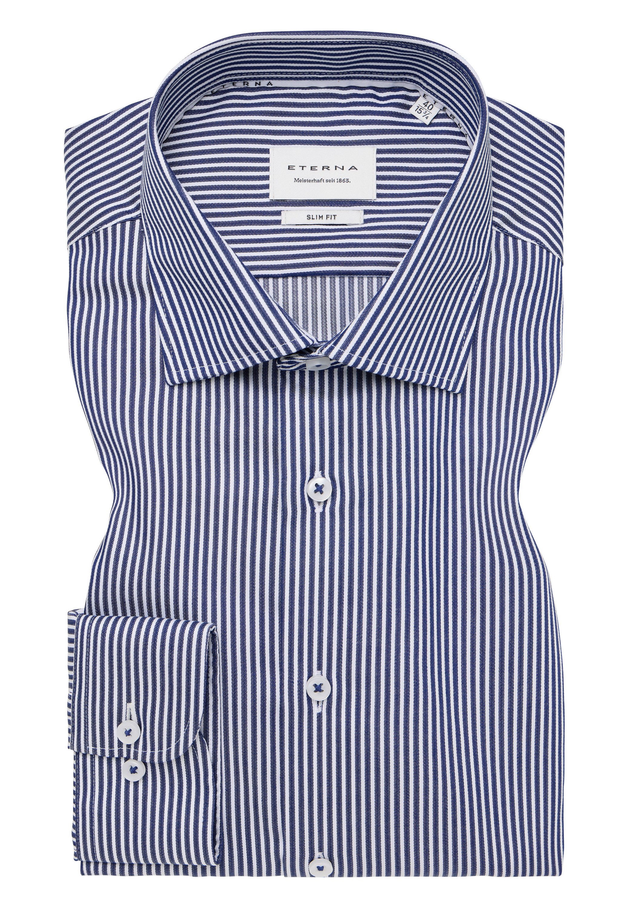 Eterna Overhemd met lange mouwen Slim fit