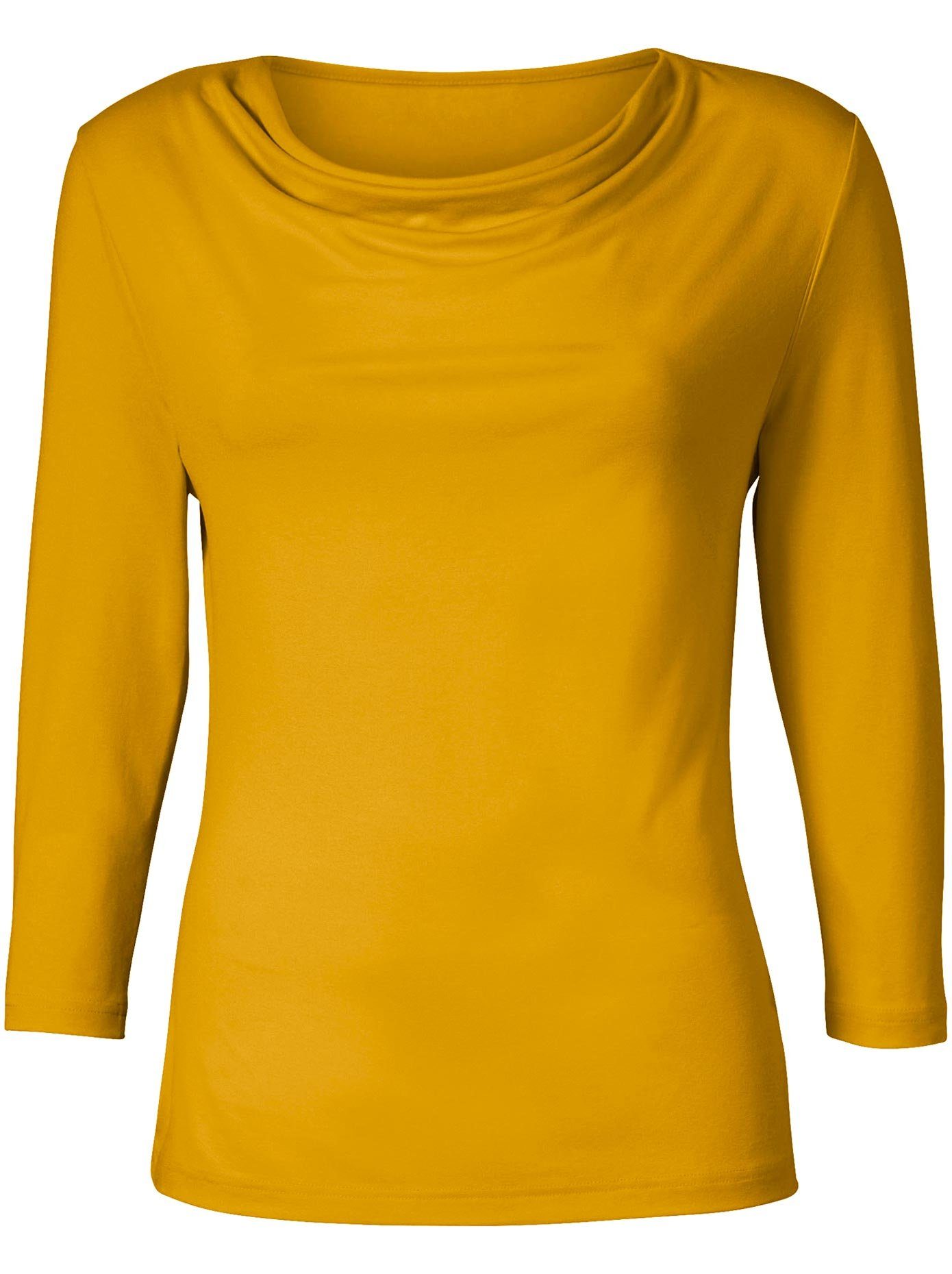 Classic Inspirationen Shirt met cascadehals Shirt (1-delig)