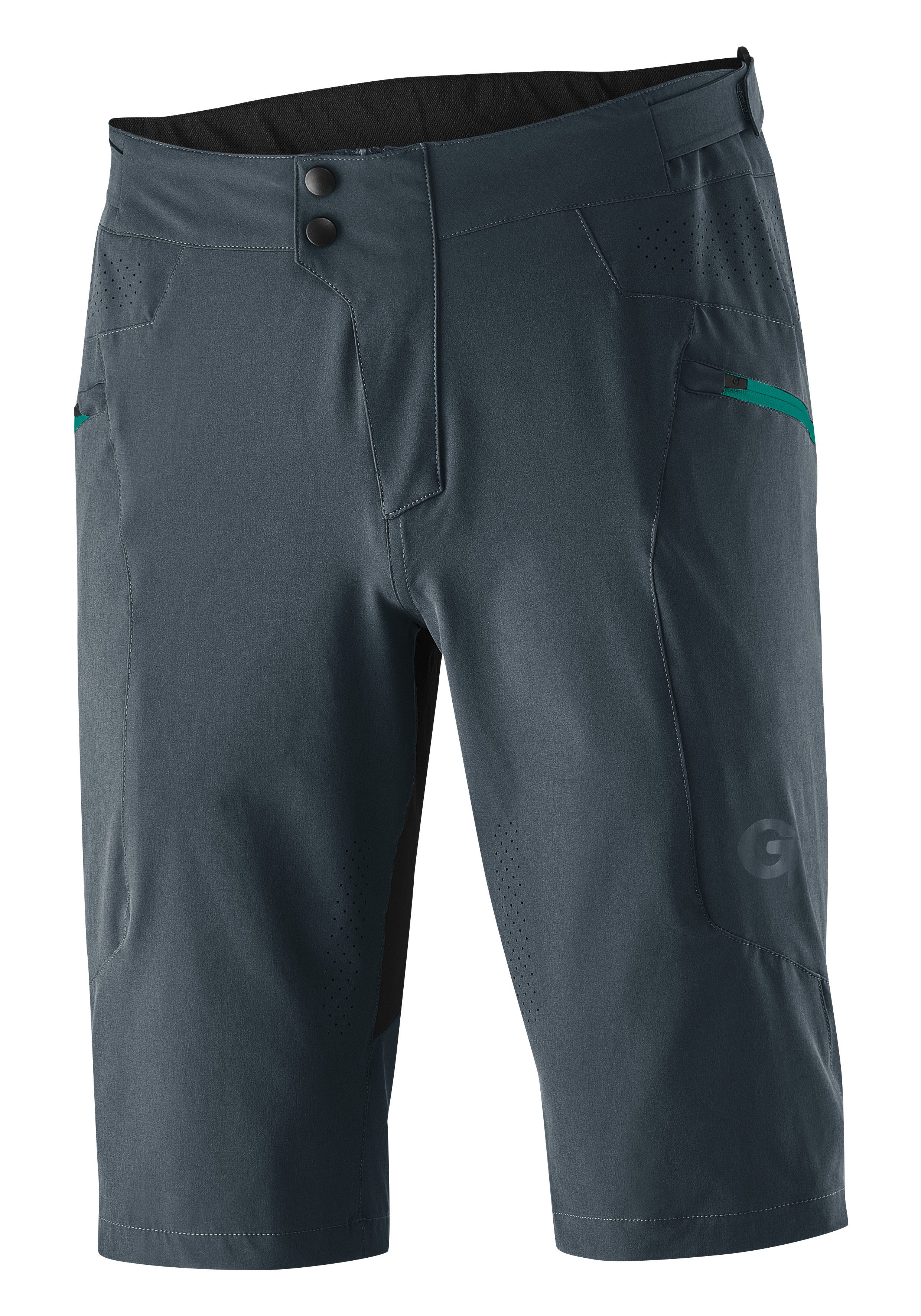 Gonso Fietsbroekje VALDES Heren bike-shorts, ademende MTB fietspants, verstelbare band