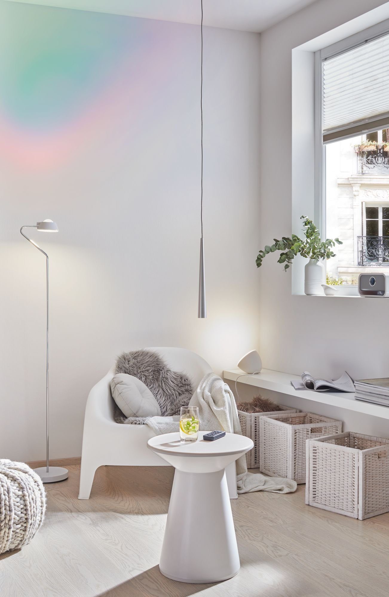 Paulmann Led-hanglamp Gutta 1x7W Geborsteld Alu 230V Metaal (1 stuk)