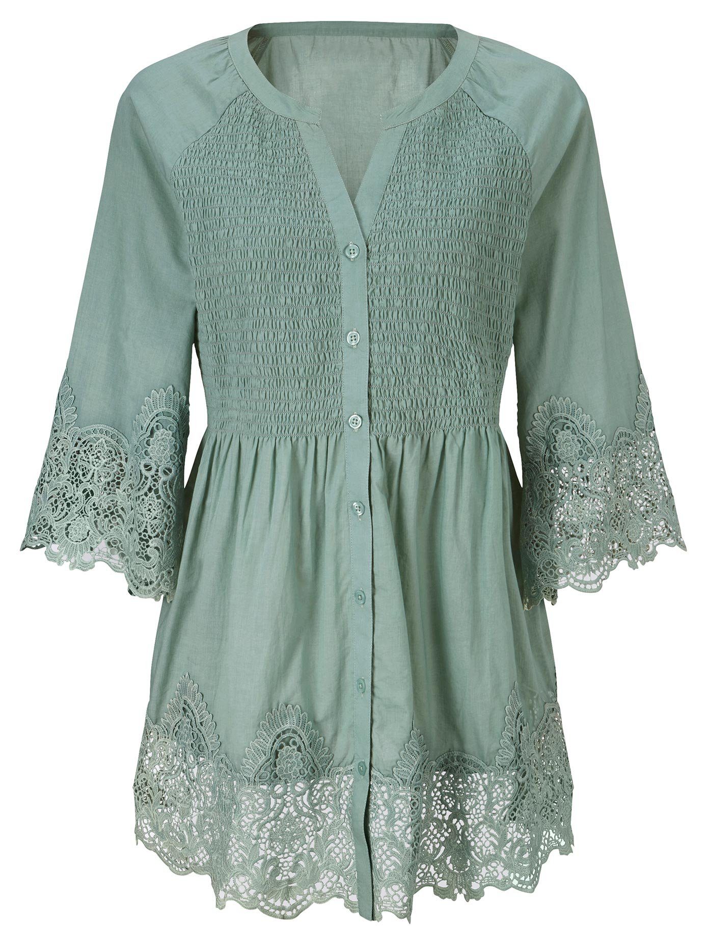 Alessa W. Kanten blouse