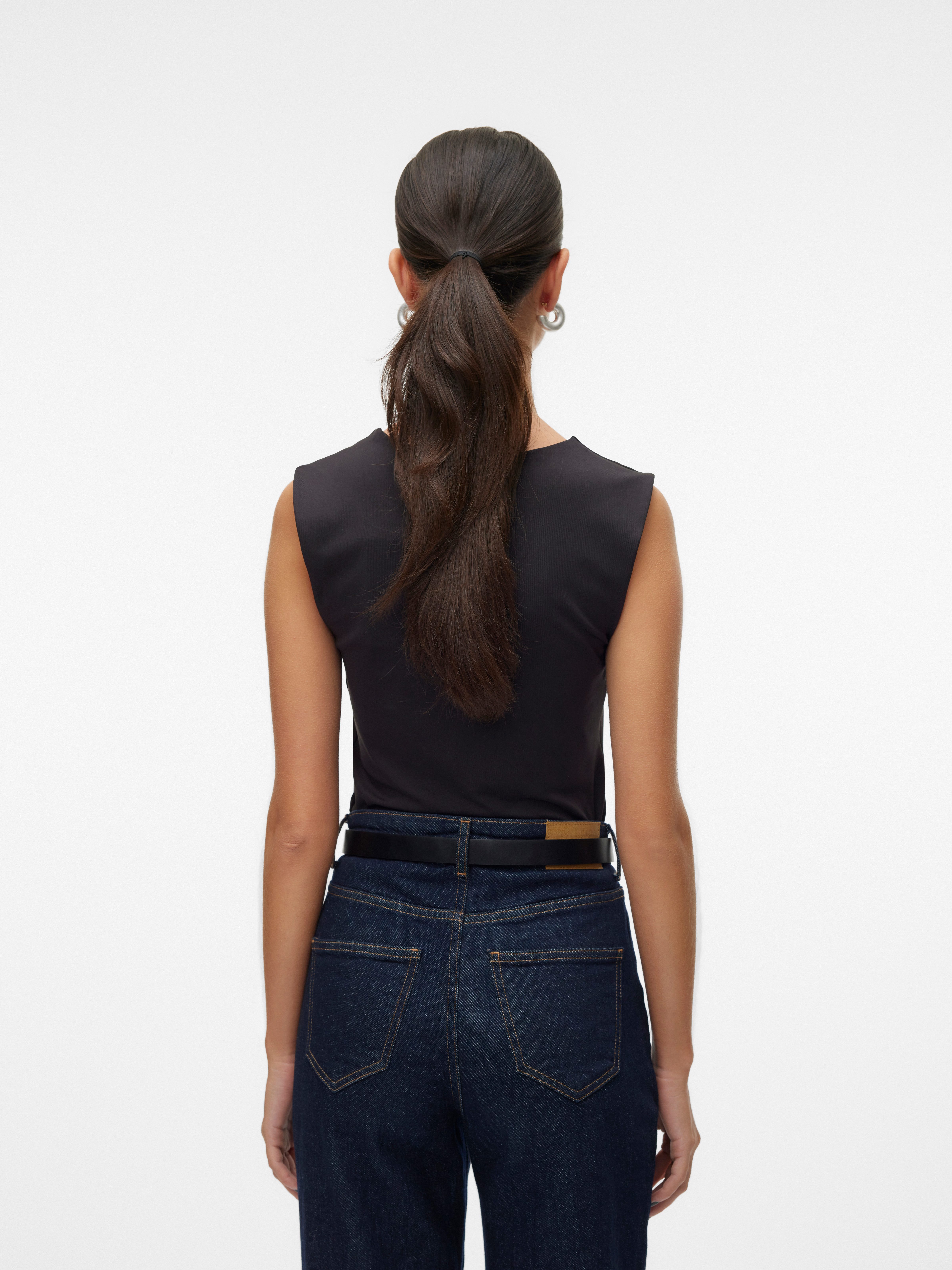 Vero Moda Shirttop VMMILLION SL SQUARE NECK TOP JRS NOOS
