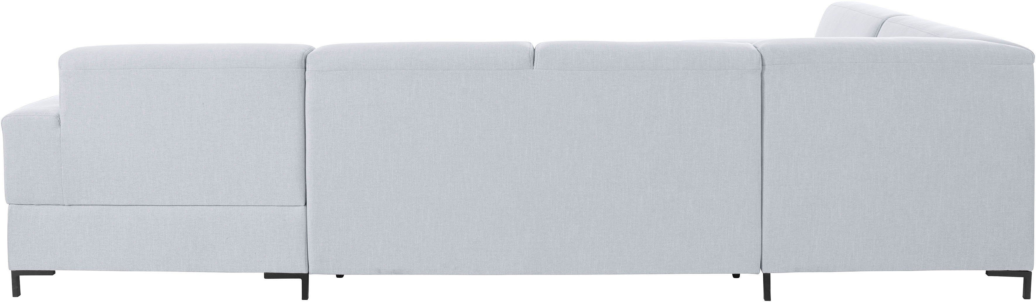 OTTO products Zithoek Grazzo, actuele stiksels in de zitting, veel ruimte, U-vorm, Breedte 332cm