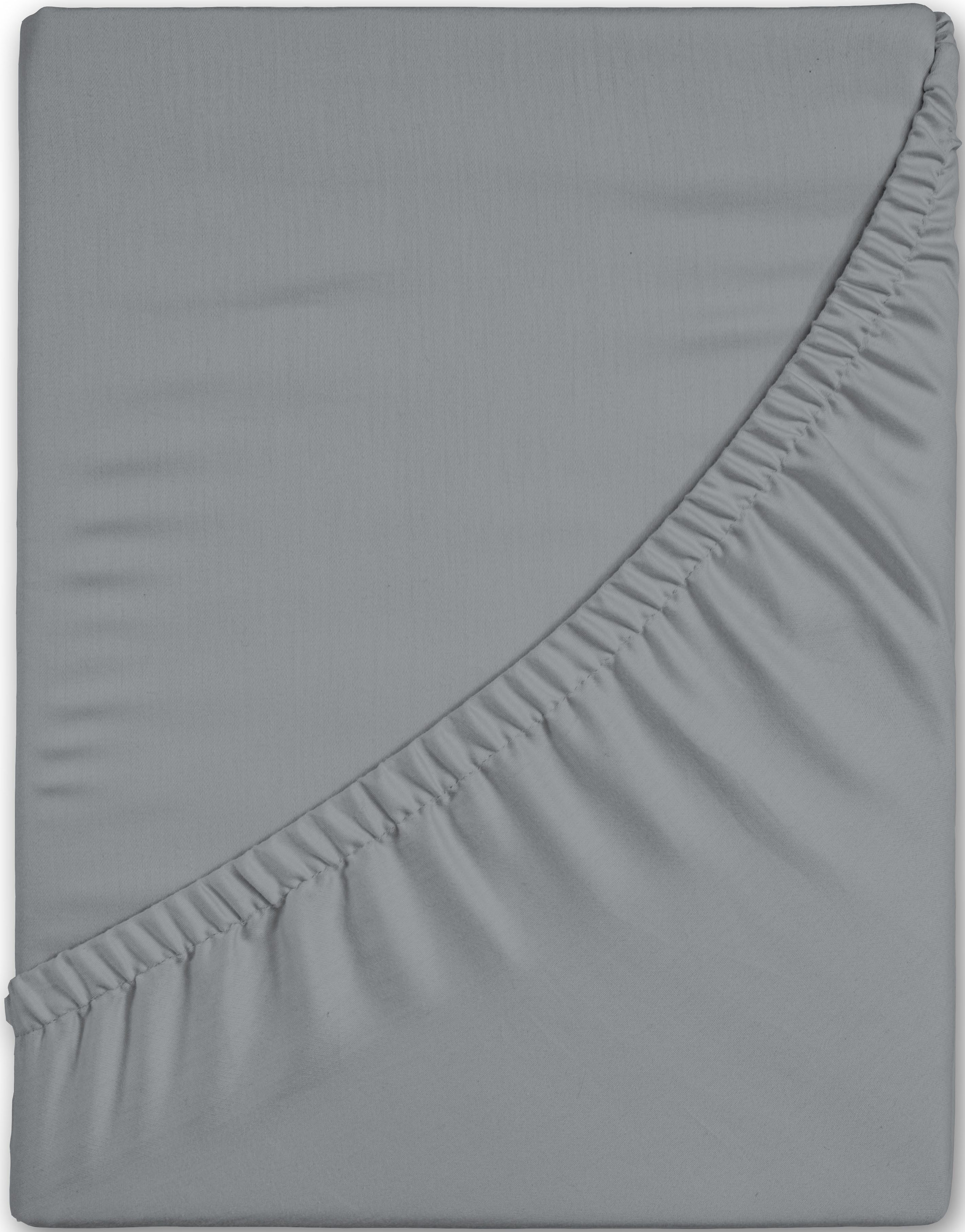 good morning Hoeslaken Jersey Spannbettlaken 100% katoen, jersey, volledige elastiek, tot 25 cm hoogte, 90/100x200, wit (1 stuk)