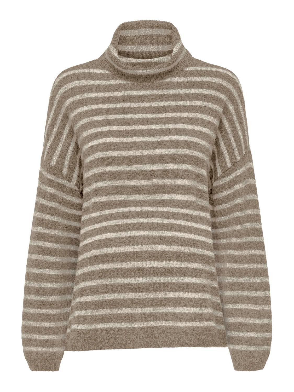 Only Coltrui ONLTALIO LS STRIPE ROLLNECK BF KNT