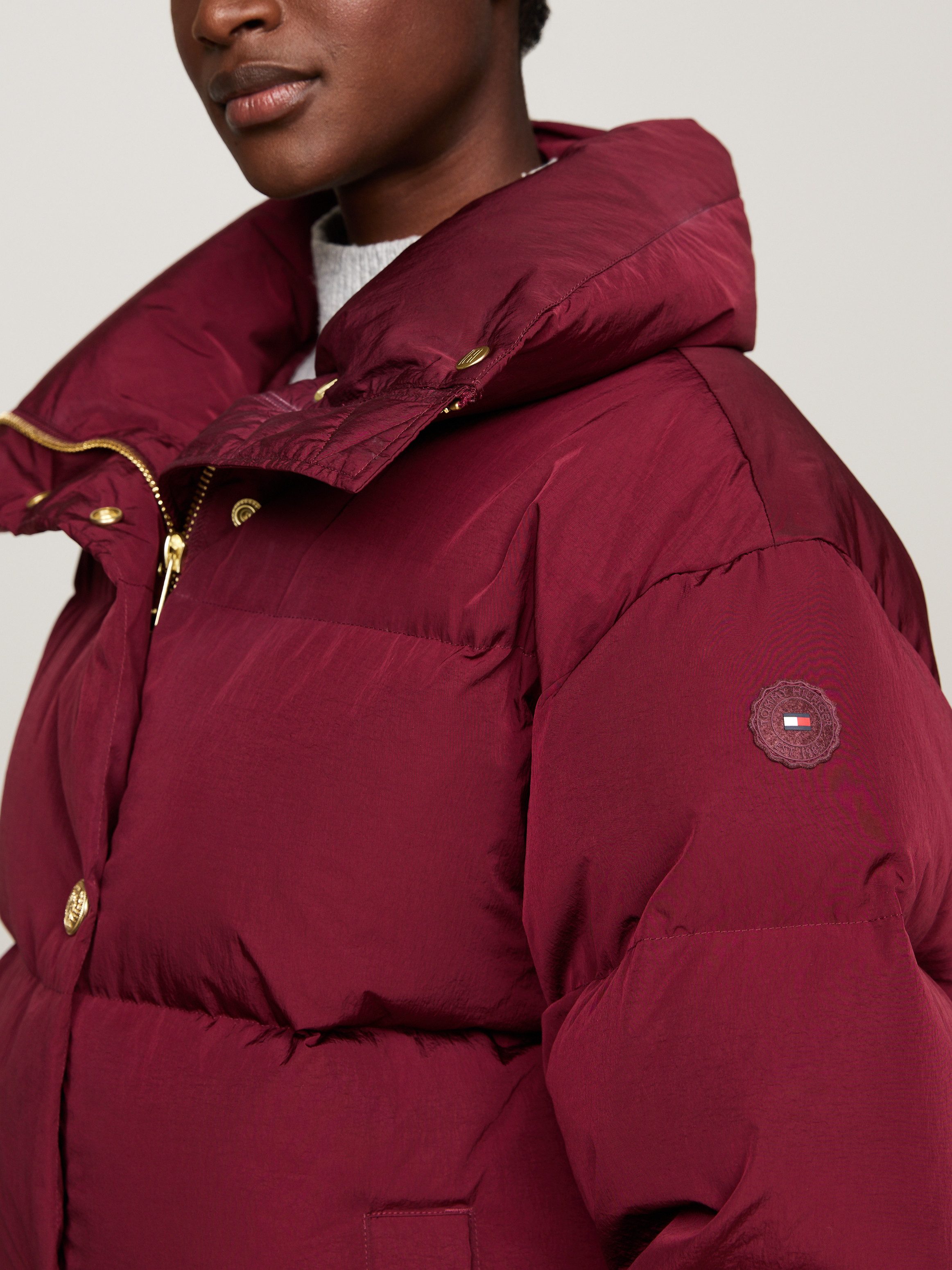 Tommy Hilfiger Gewatteerde jas met logo-embossing