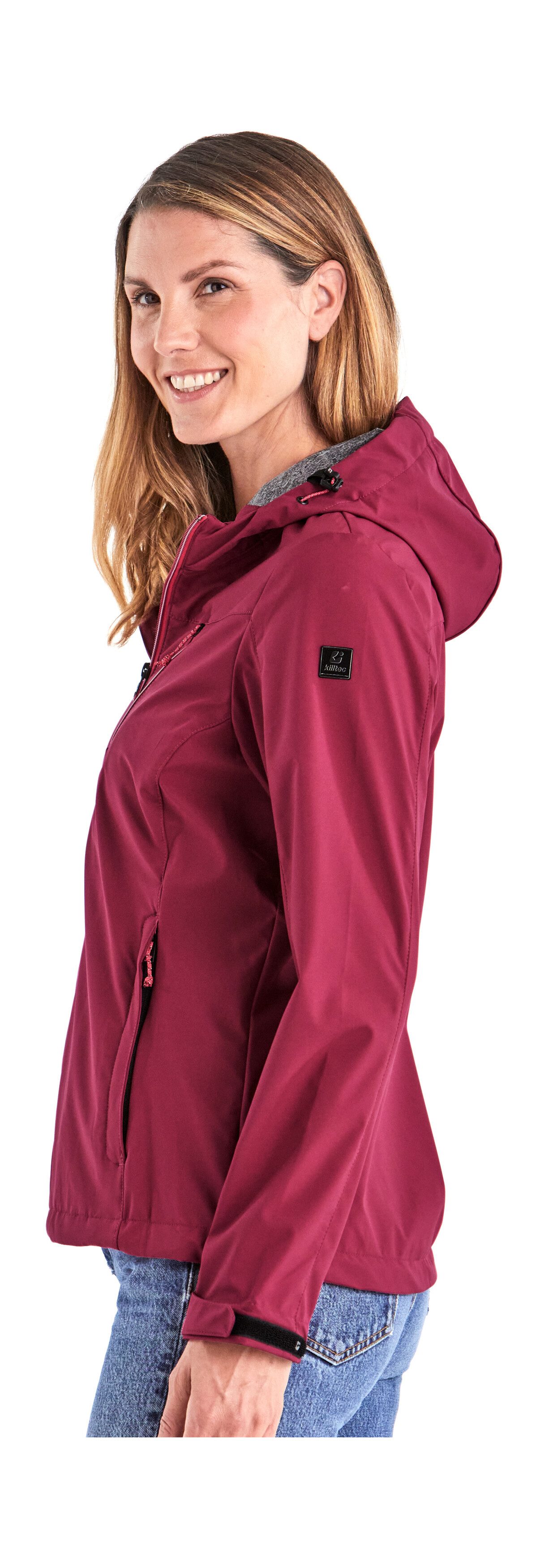Killtec Softshell-jack KOS 89 WMN SFTSHLL JCKT Dames softshelljack: wind- en waterdicht, ademend