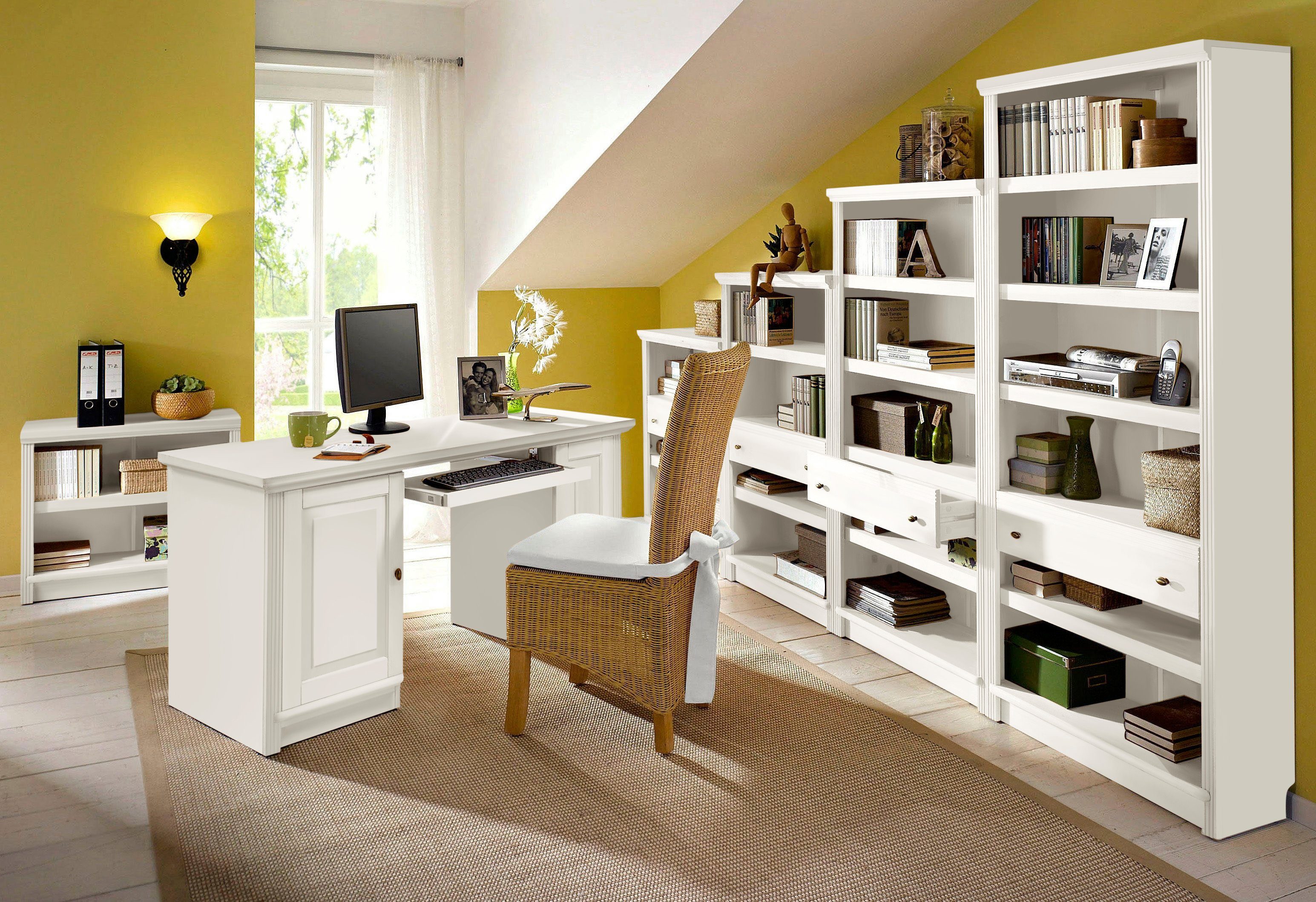 Home affaire Staand rek Soeren tussenschotjes van massief grenen, afm.: (bxdxh): 80x29x185 cm, met 5 planken
