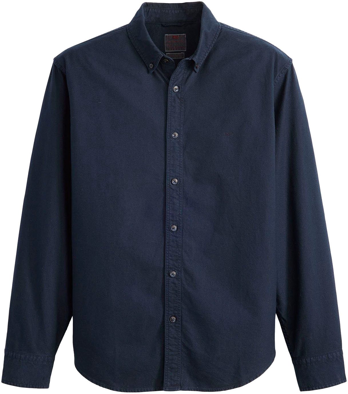 Levi's® Overhemd met lange mouwen AUTHENTIC BUTTON DOWN met ton-in-ton logo-borduursel op de borst