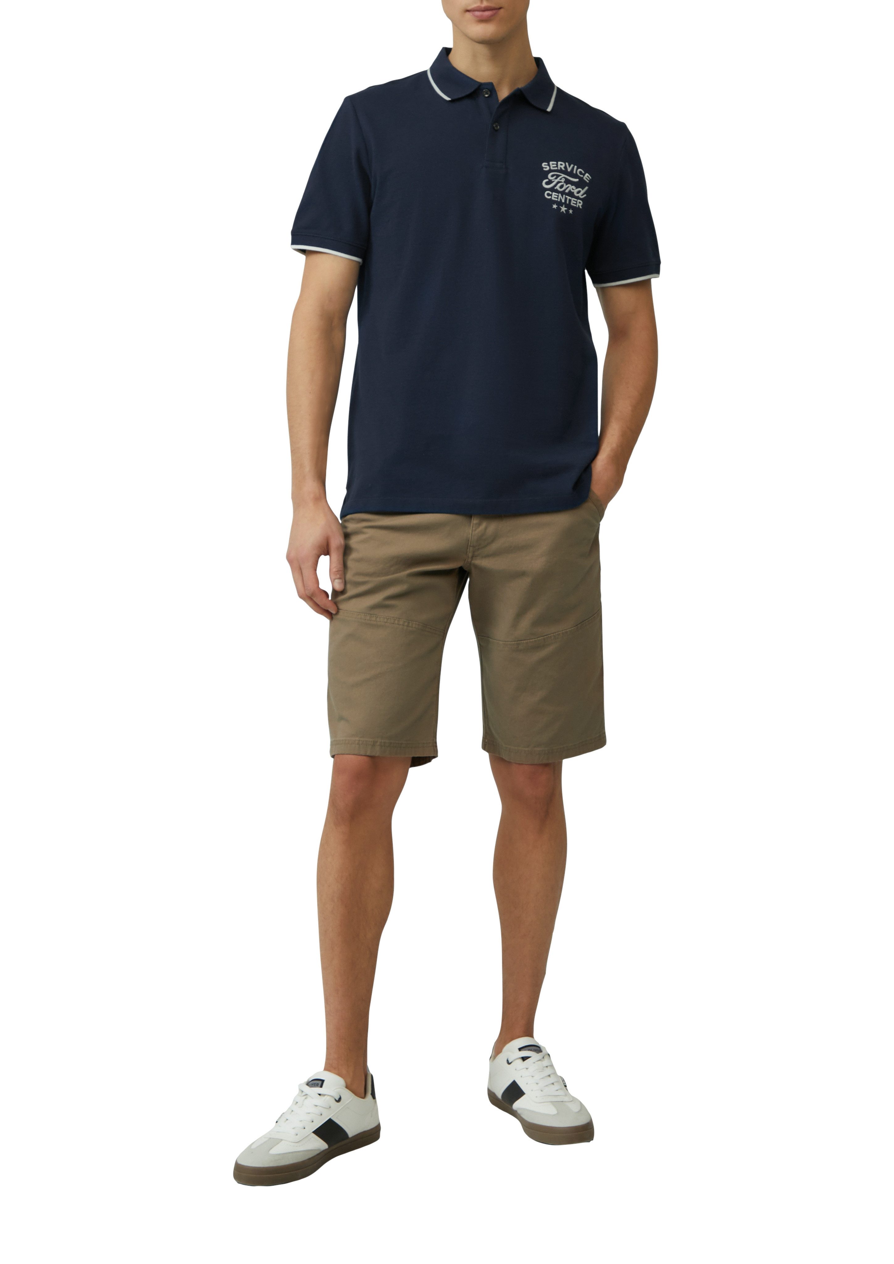 s.Oliver Poloshirt met frontprint