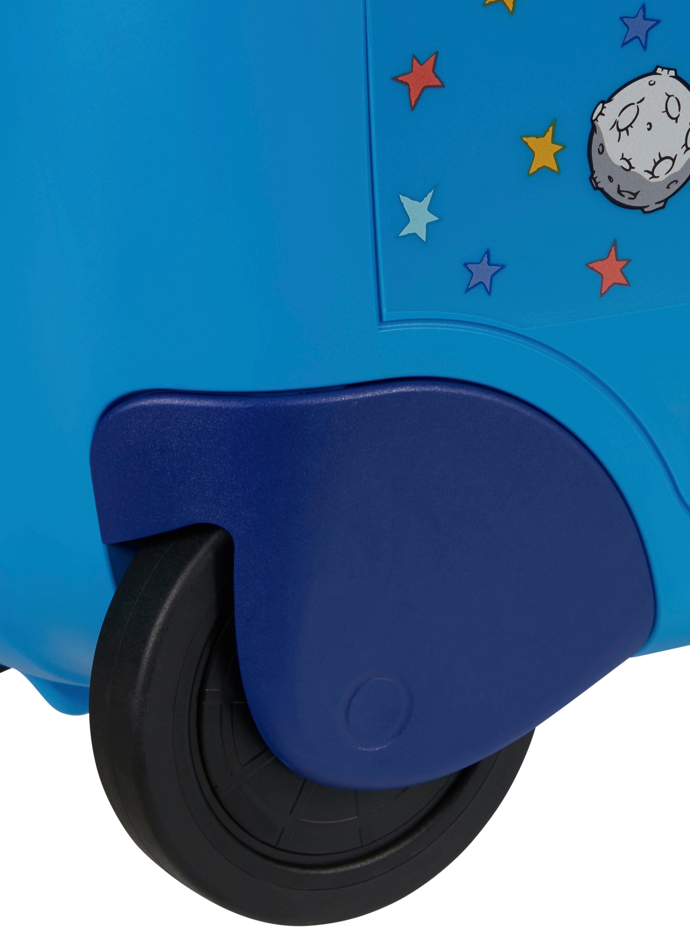 Samsonite Kinderkoffer Dream2Go Ride-on Trolley, Disney Mickey Stars Kinder reis koffer handbagage om op te zitten en te trekken