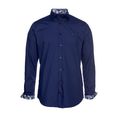 tommy hilfiger overhemd met lange mouwen cl solid poplin slim shirt blauw