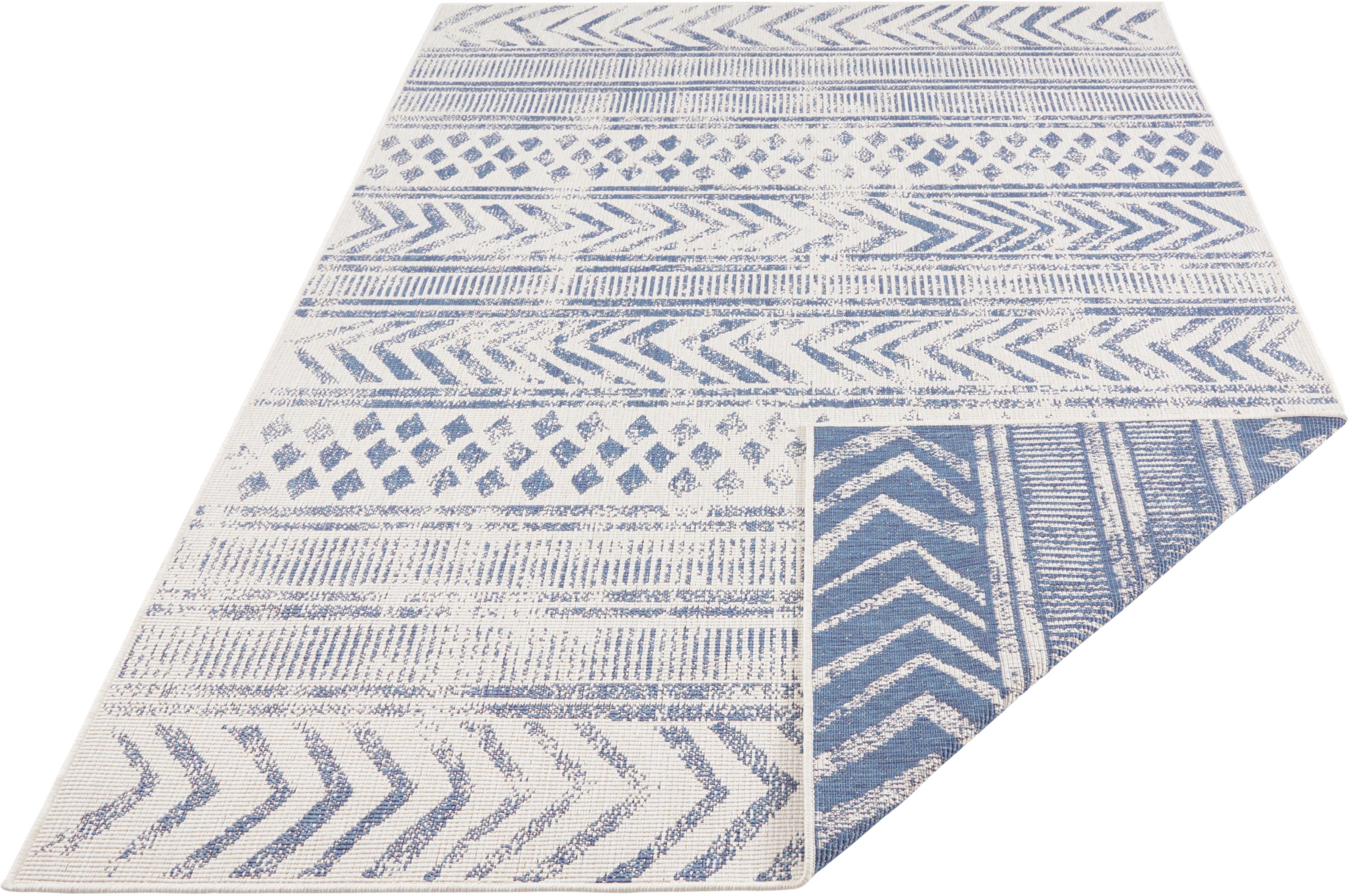 HANSE Home Vloerkleed BIRI tweezijdig te gebruiken kleed Binnen- en buitengebruik, weerbestendig, balkon, loper, woonkamer, waterbestendig, boho