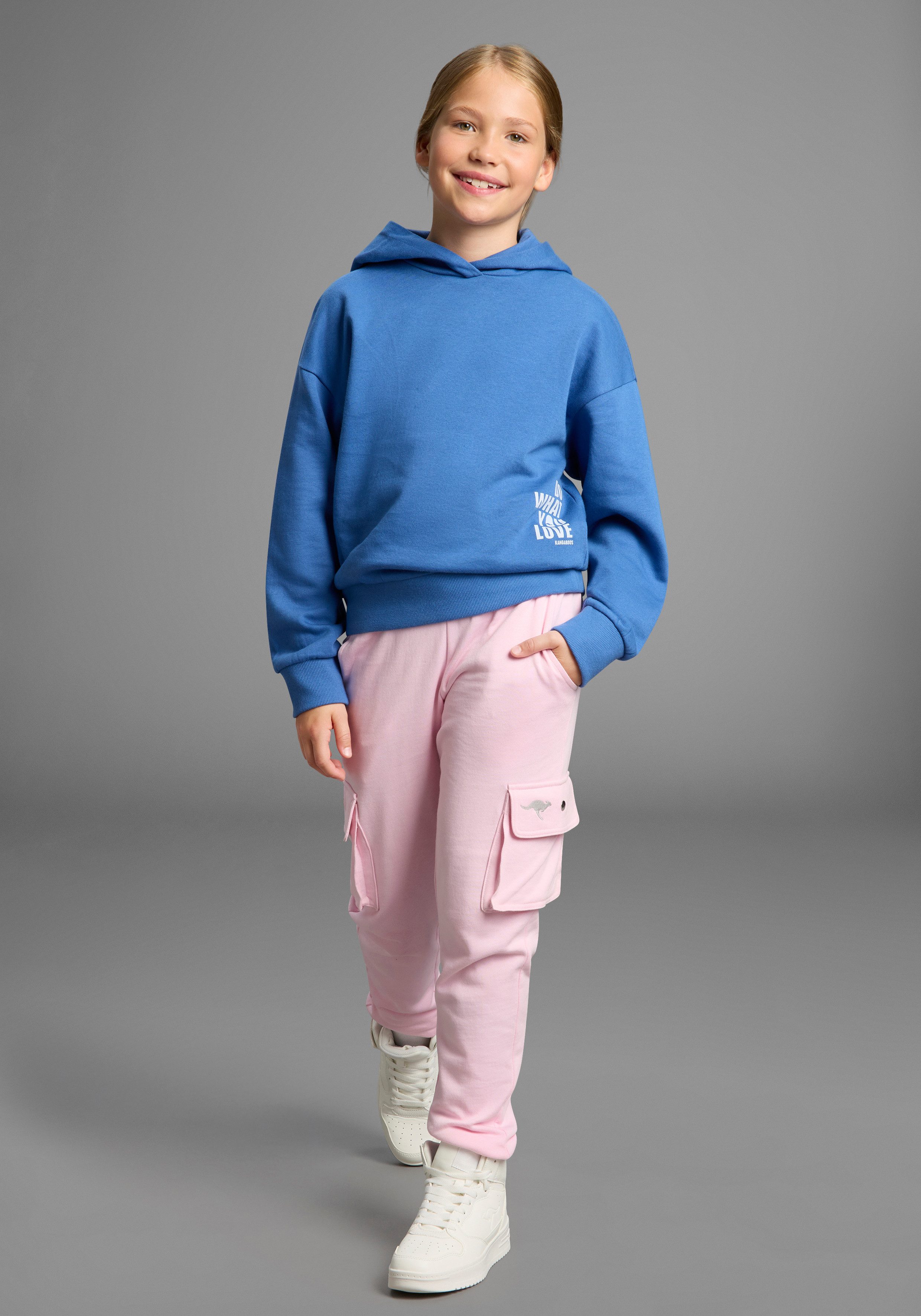 KangaROOS Hoodie met rugprint Met print voor en achter