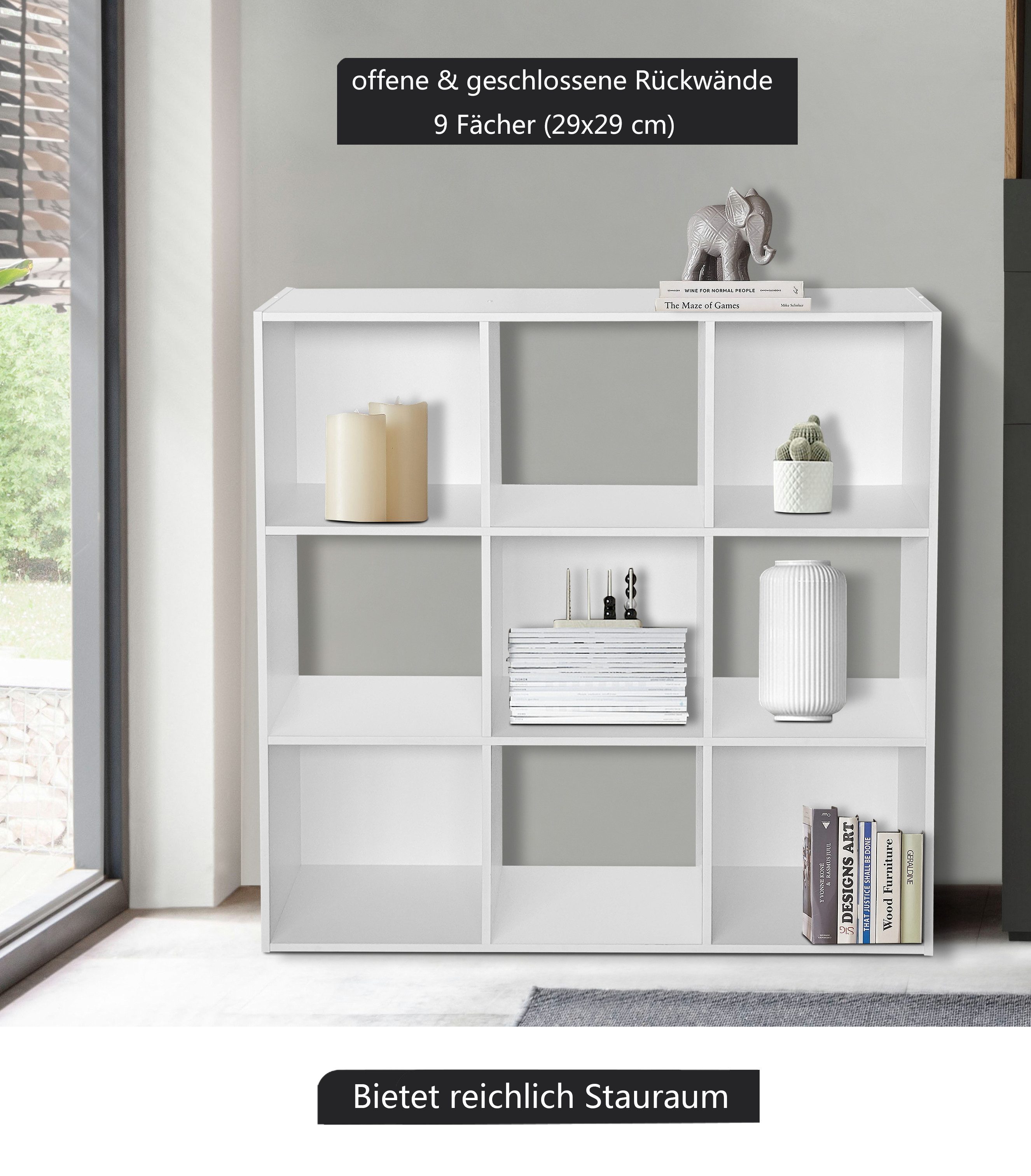 INOSIGN Ordnerrek Nahuel Boekenrek, kubusrek