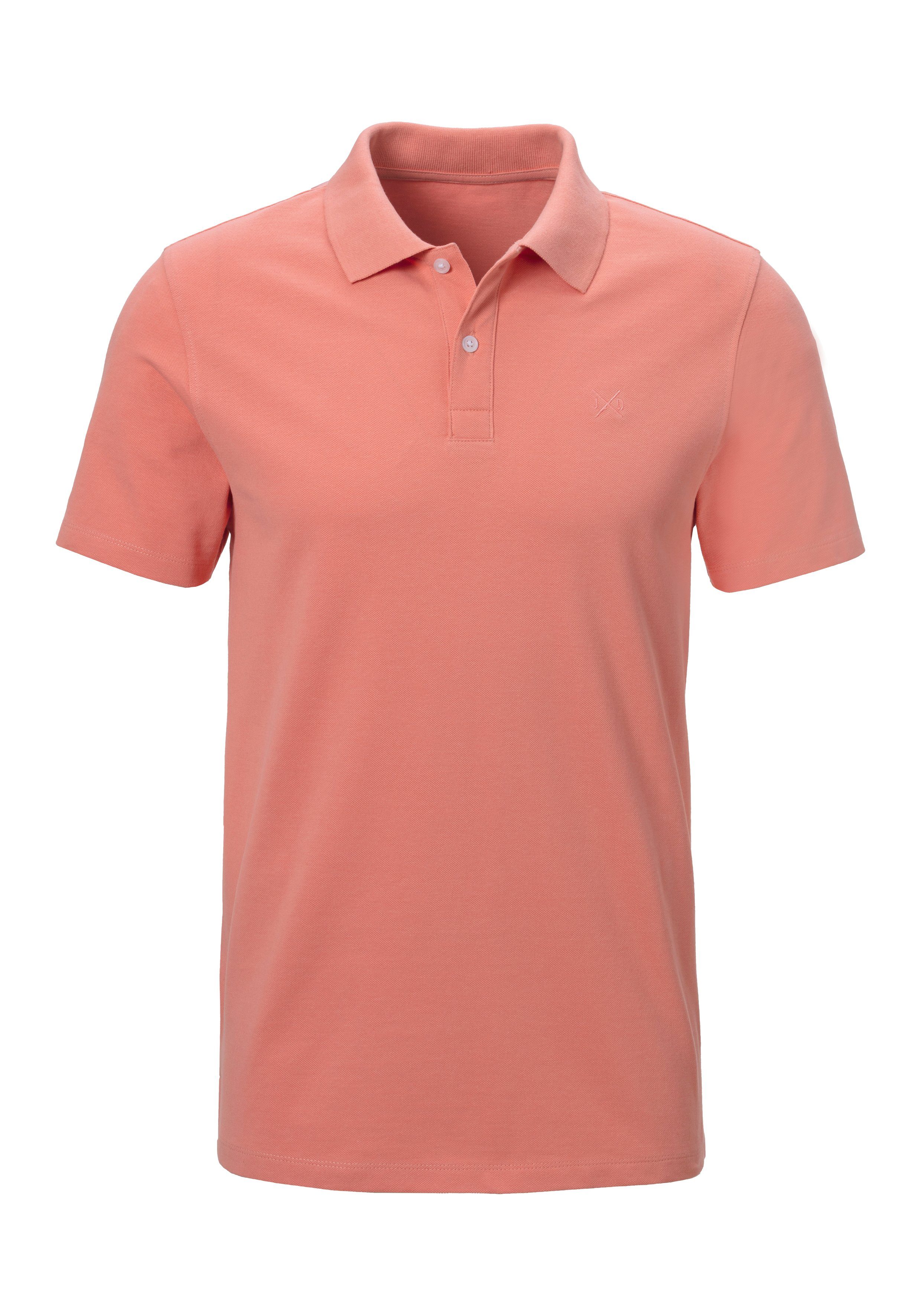 John Devin Poloshirt met subtiele hoogwaardige logo-borduursel