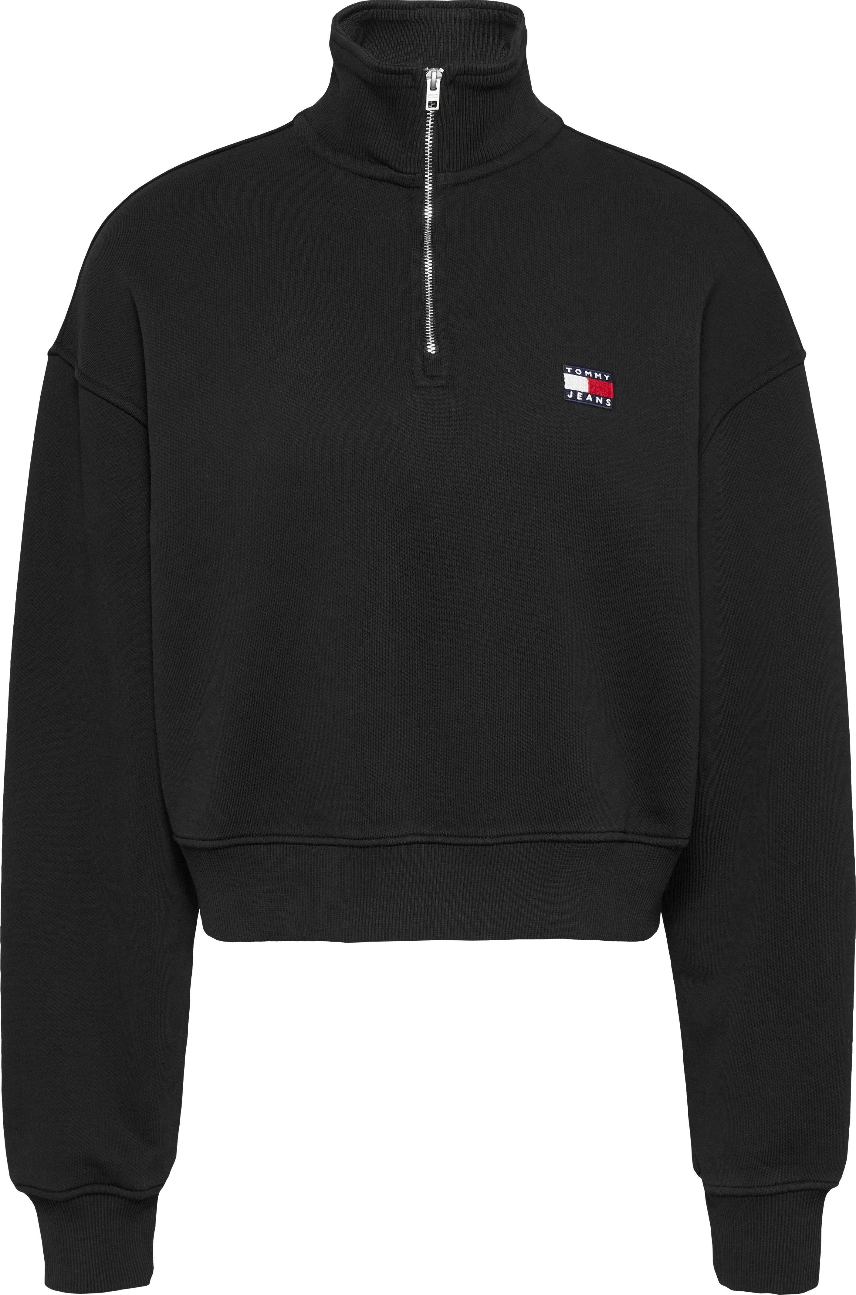 TOMMY JEANS Sweatshirt TJW BXY CRP BADGE 1/4ZIP