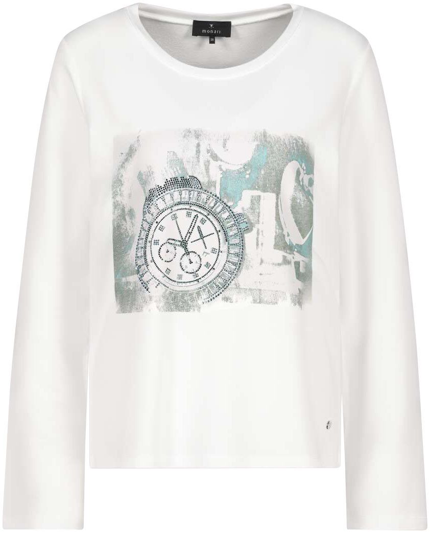 Monari Shirt met ronde hals Shirt horloge sieraad