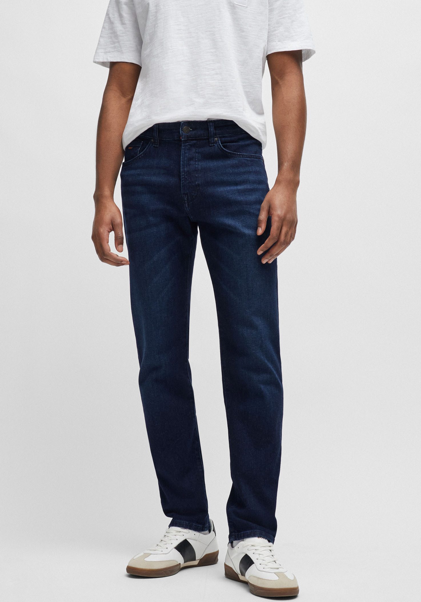 Boss Orange Regular fit jeans Re.Maine BC-C in five-pocketsmodel heren straight jeans maat 33 blauw