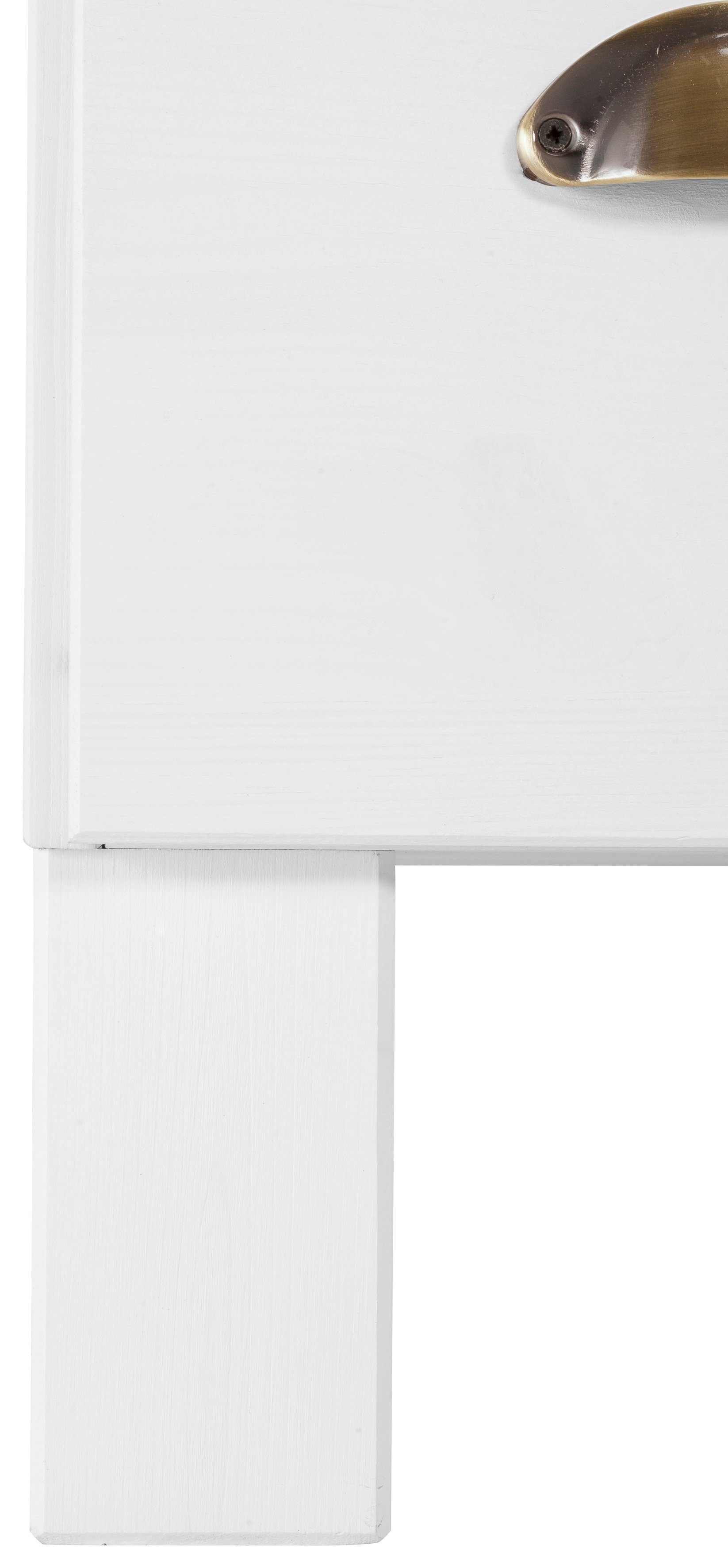 Home affaire Onderkast Oslo 75 cm breed, 1 deur, 5 laden, van grenen, metalen grepen