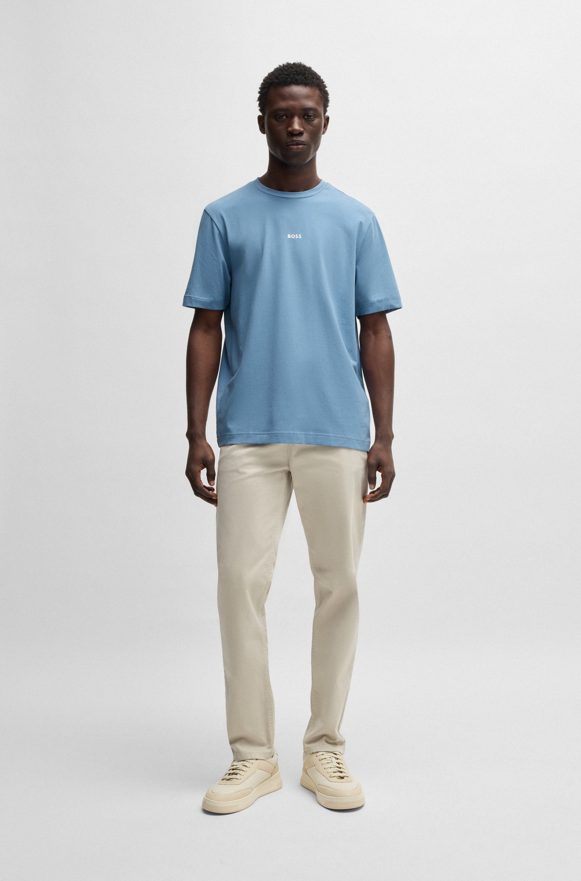 Boss Orange T-shirt TChup met een ronde hals