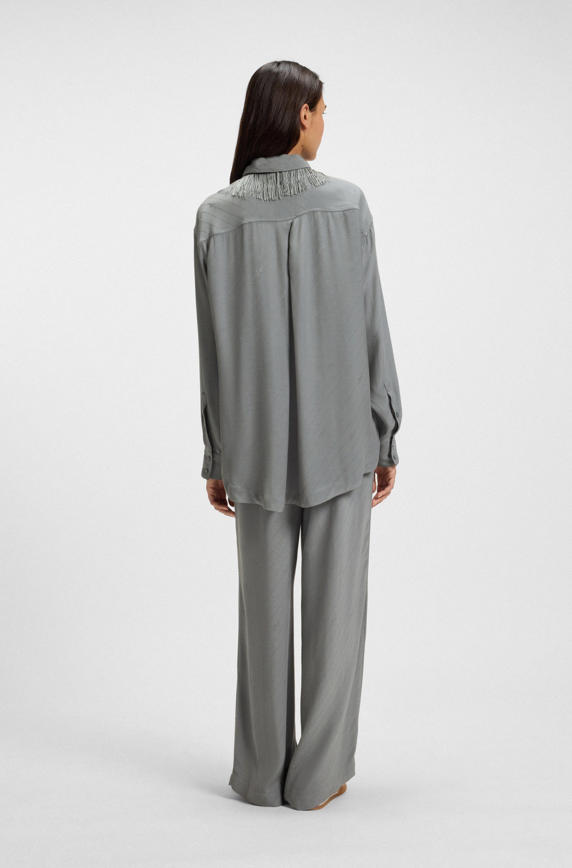 Boss Orange Stoffen broek Tane premium damesmode