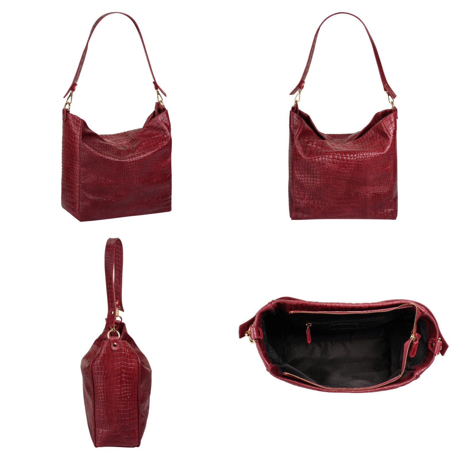 Samantha Look Shopper echt leer, made in italy