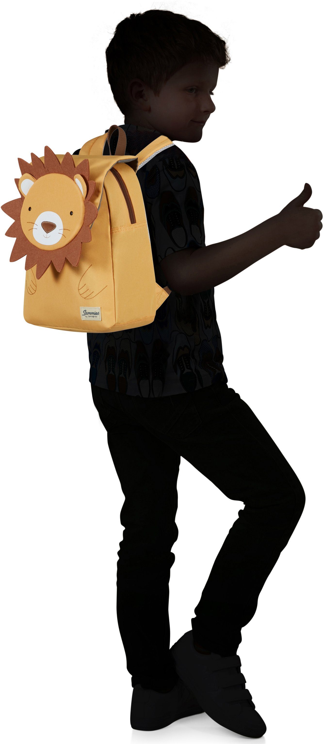 Samsonite Kinderrugzak Happy Sammies ECO, S+, Lion Lester Kindertuin rugzak, kinder vrijetijds rugzak, kinder-backpack