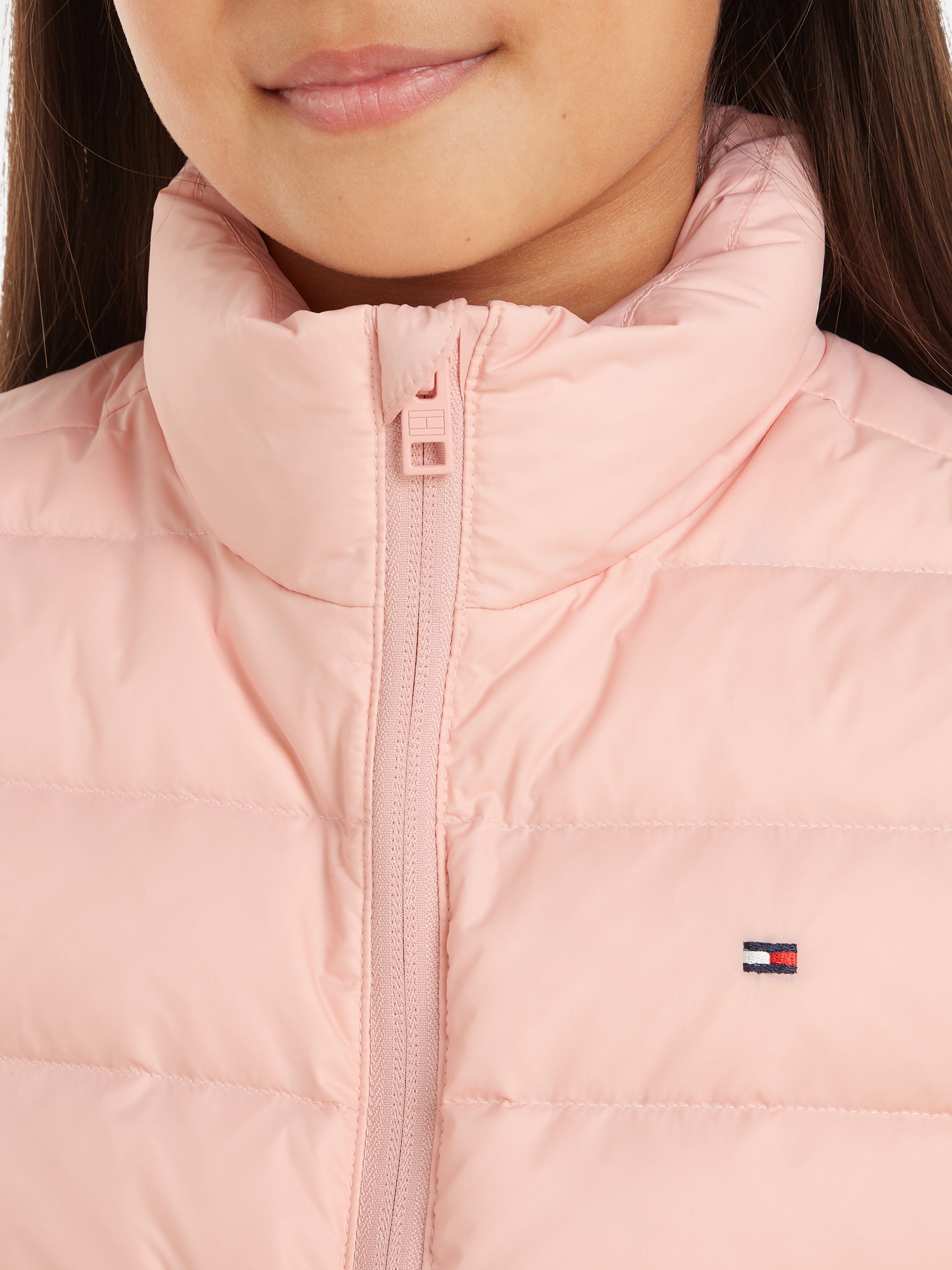 Tommy Hilfiger Gewatteerde jas U ESSENTIAL LIGHT DOWN JACKET Kinderen tot 16 jaar met logostiksel