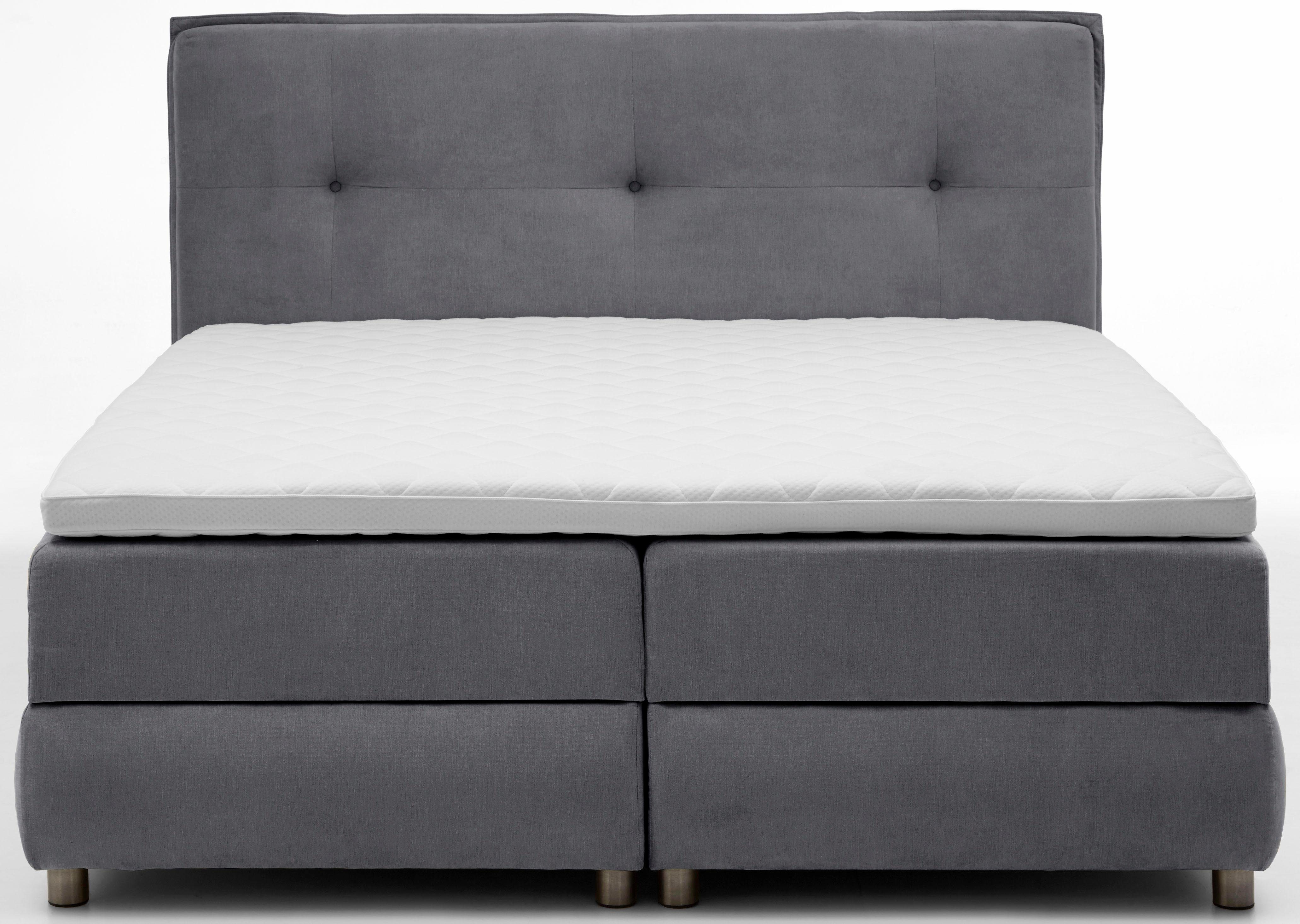 ATLANTIC home collection Boxspring Tilo met pocketveringsmatras, met bedkist en topmatras