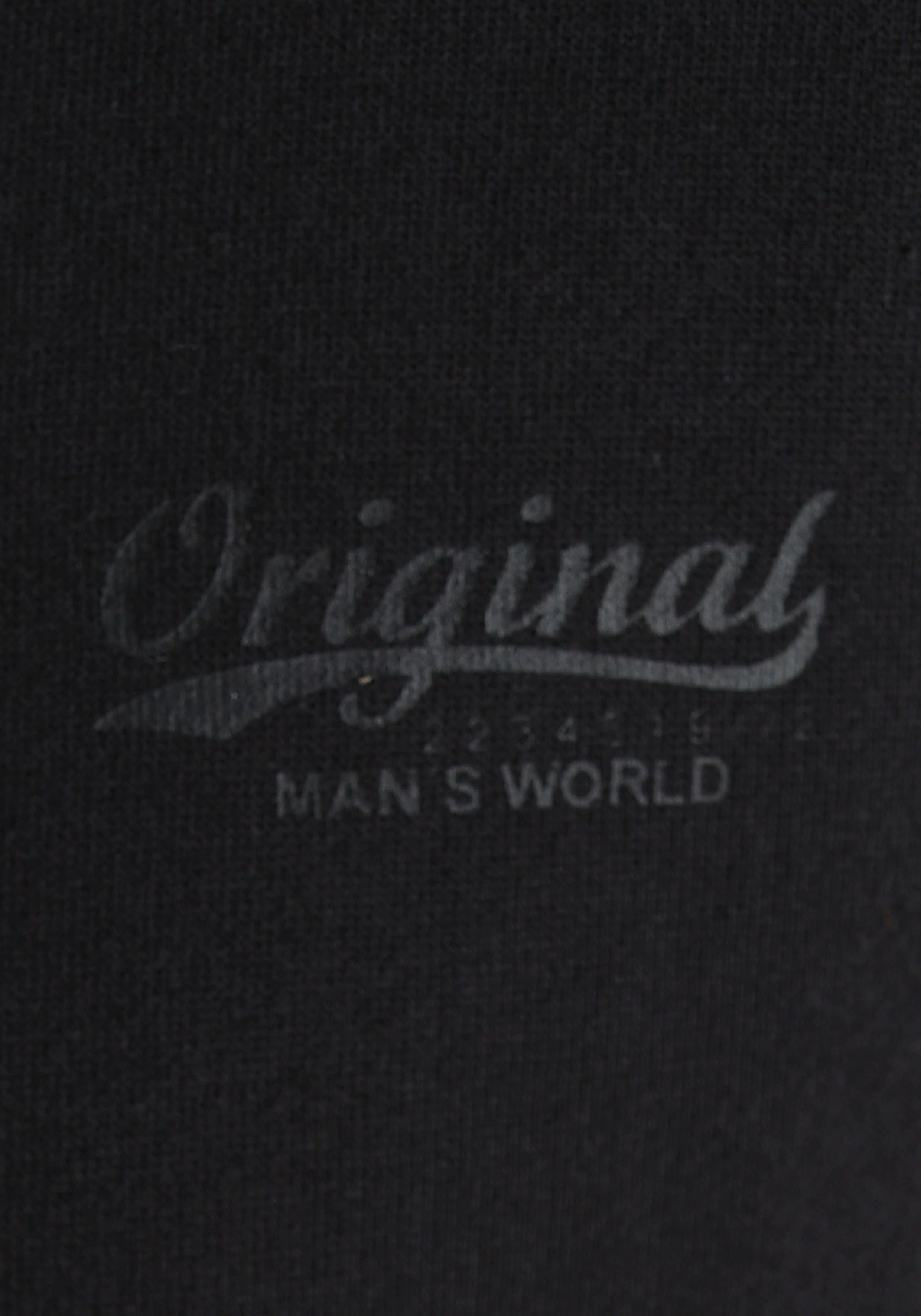 Man's World Sweatshirt Lange mouwen basic-stijl effen ronde hals