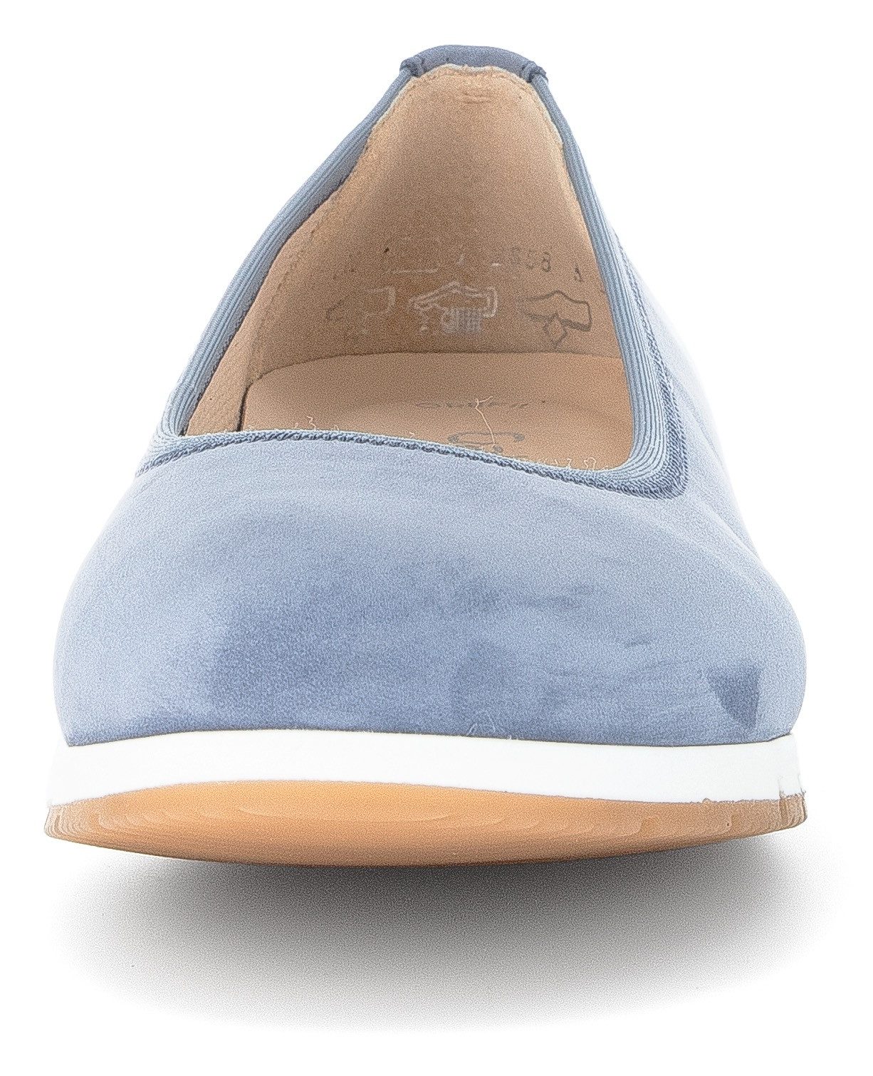 Gabor Ballerina's Florence , wig hak, instapschoen, comfort schoen in schoenwijdte g (=breed)