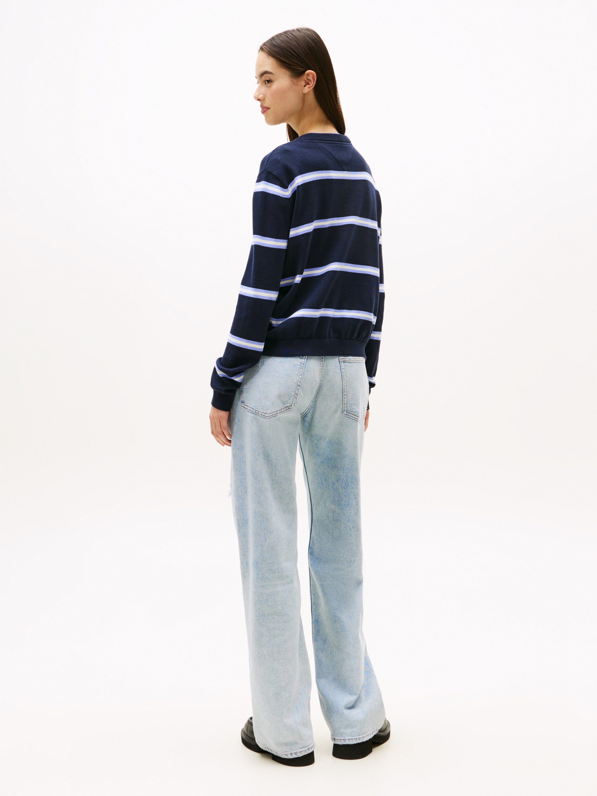 TOMMY JEANS Gebreide trui TJW ESSENTIAL CREW SWEATER EXT