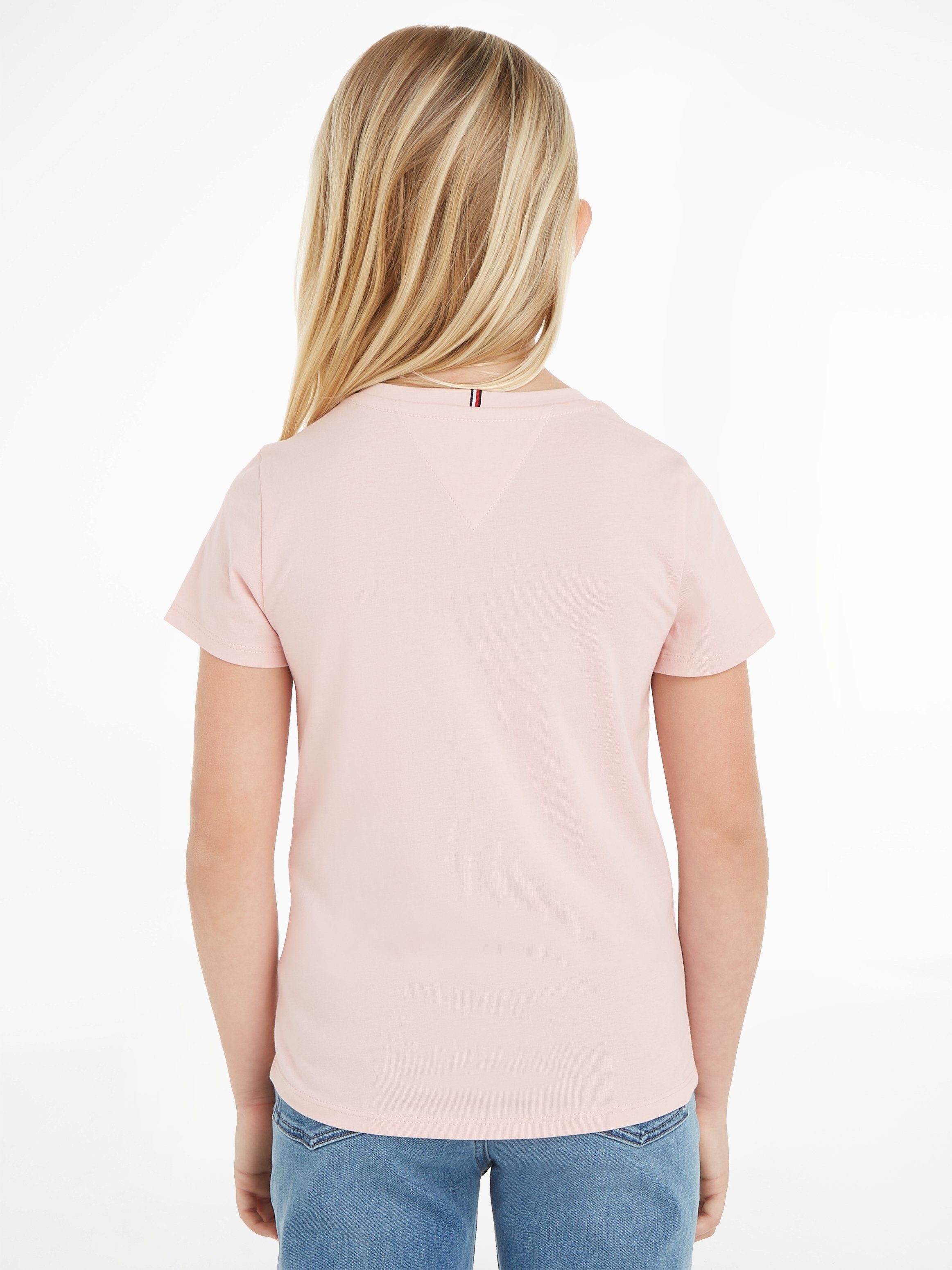 Tommy Hilfiger Shirt met korte mouwen ESSENTIAL TEE S/S met tommy hilfiger logo-opschrift (1-delig)