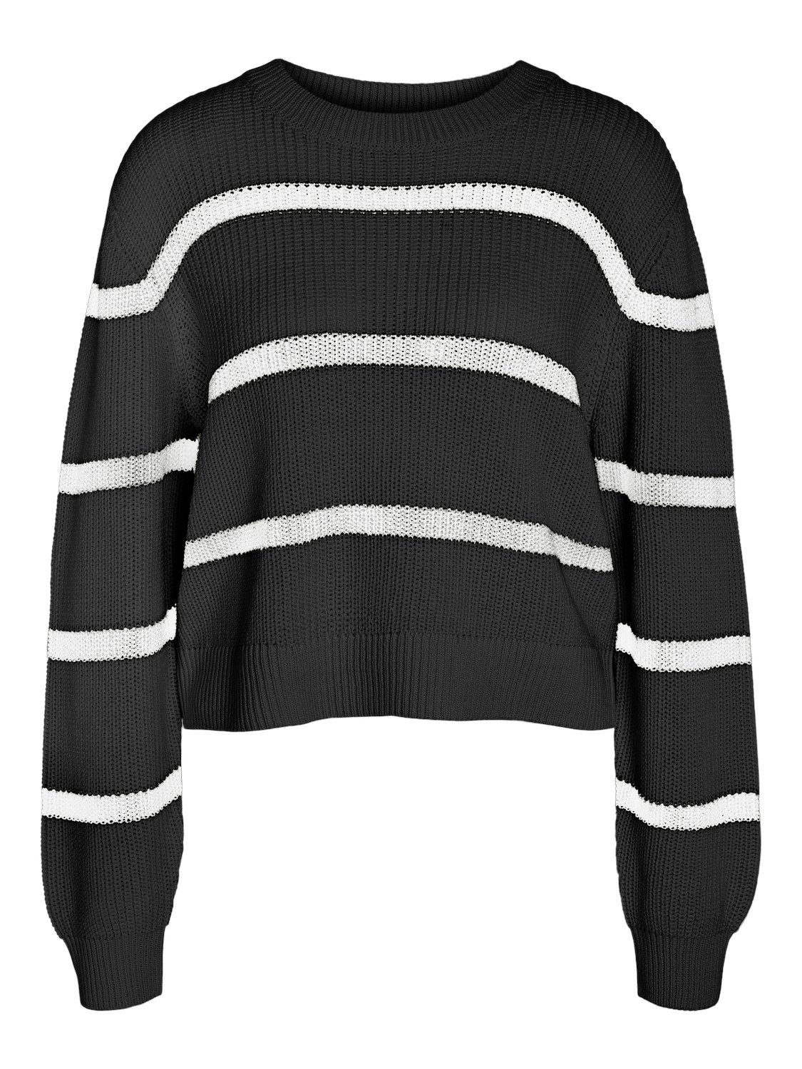 Noisy may Gebreide trui NMMAYSA L/S STRIPE O-NECK KNIT NOOS