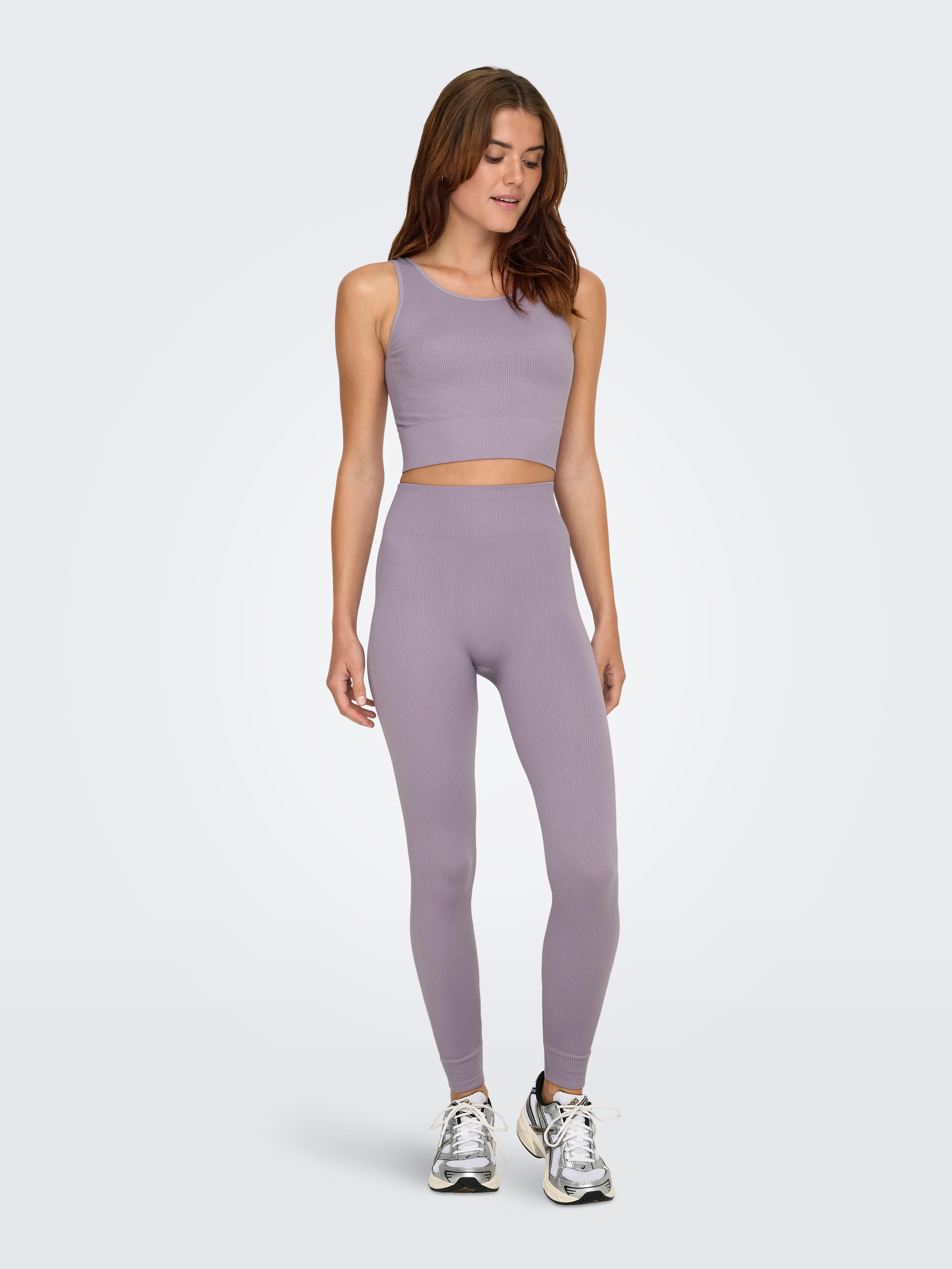 Only Play Trainingstop ONPJAIA LIFE Cropped fit, in fijne ribstructuur