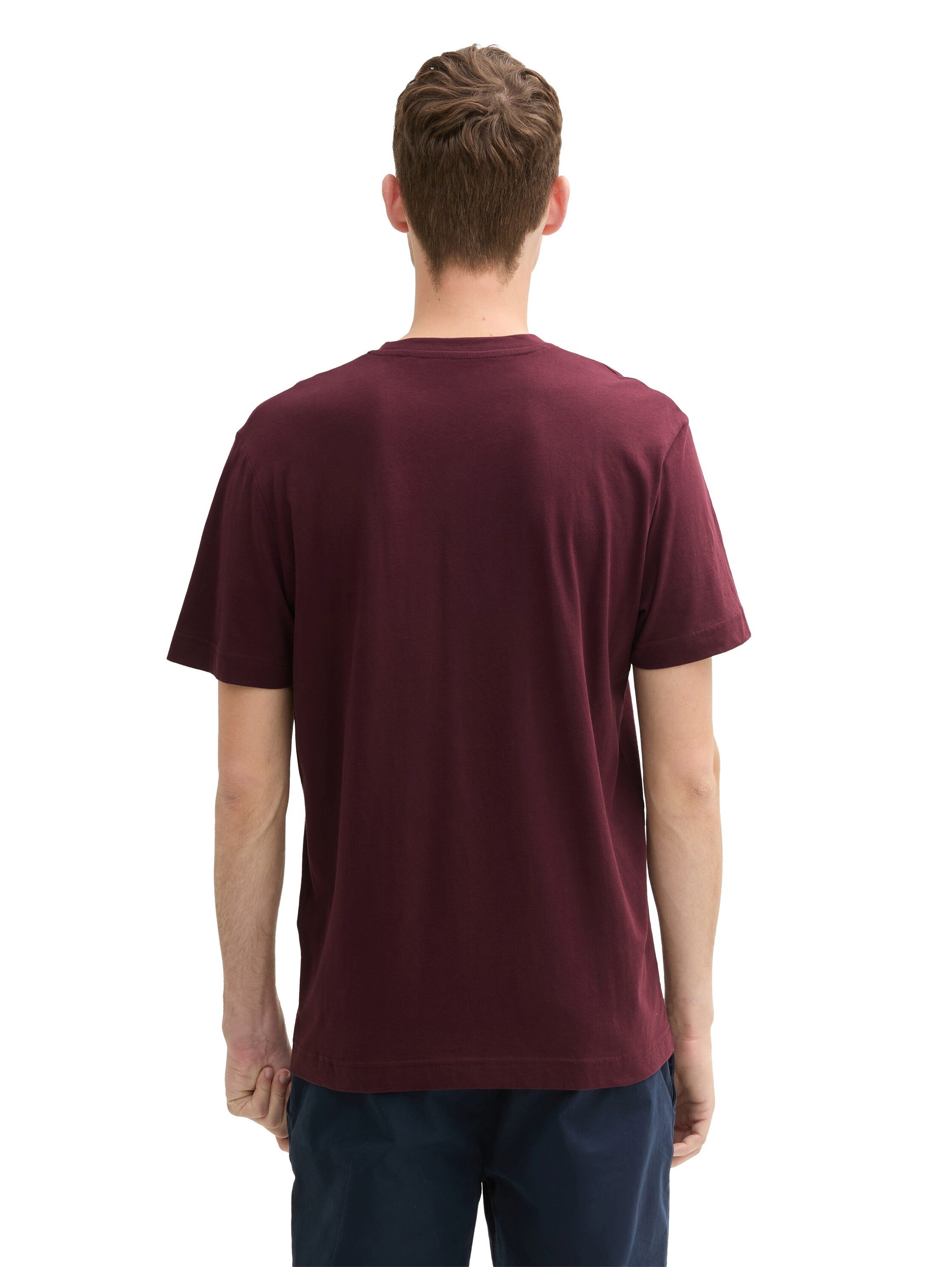 Tom Tailor T-shirt met logo-frontprint