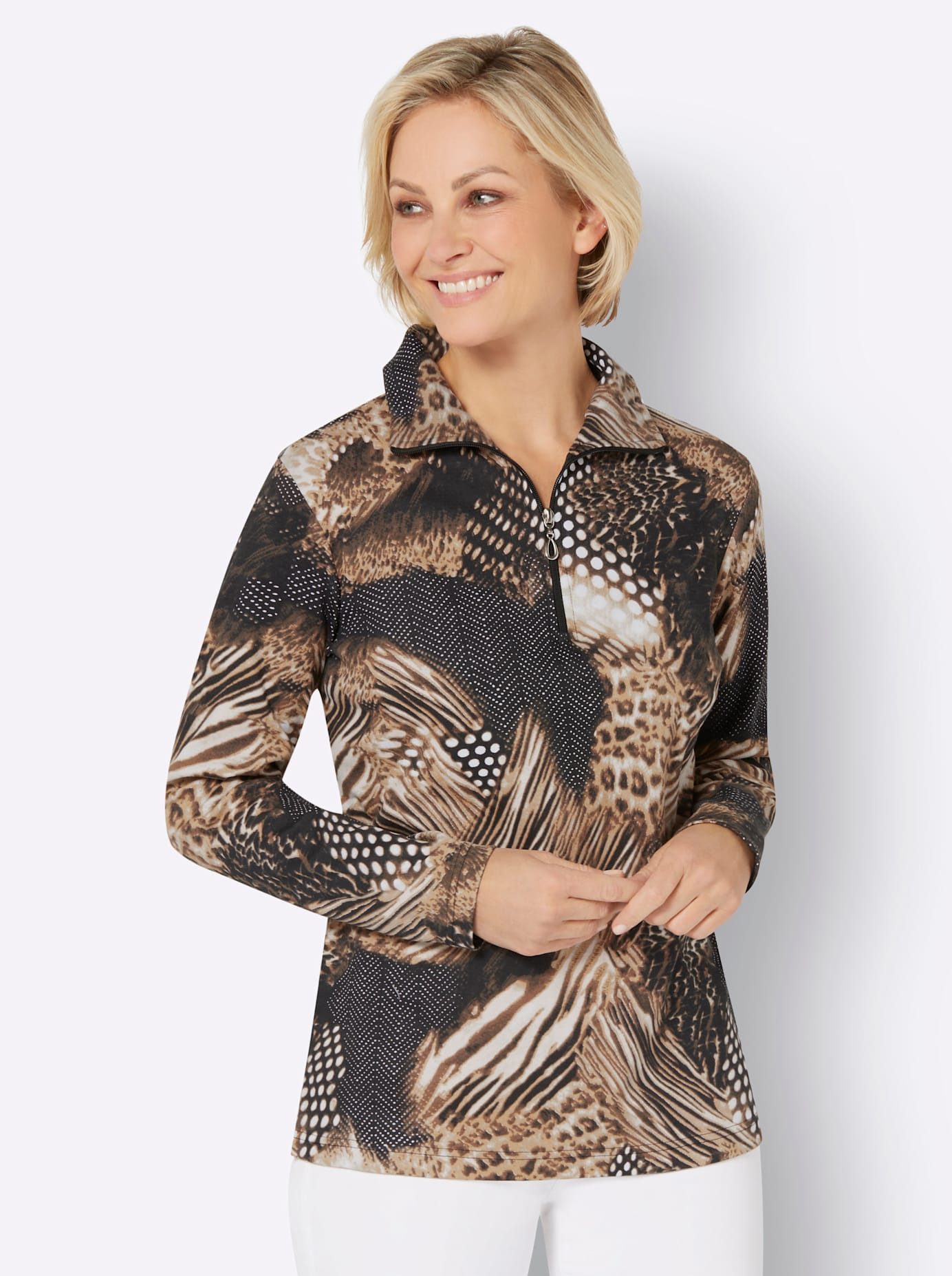Classic Basics Shirt met lange mouwen (1-delig)